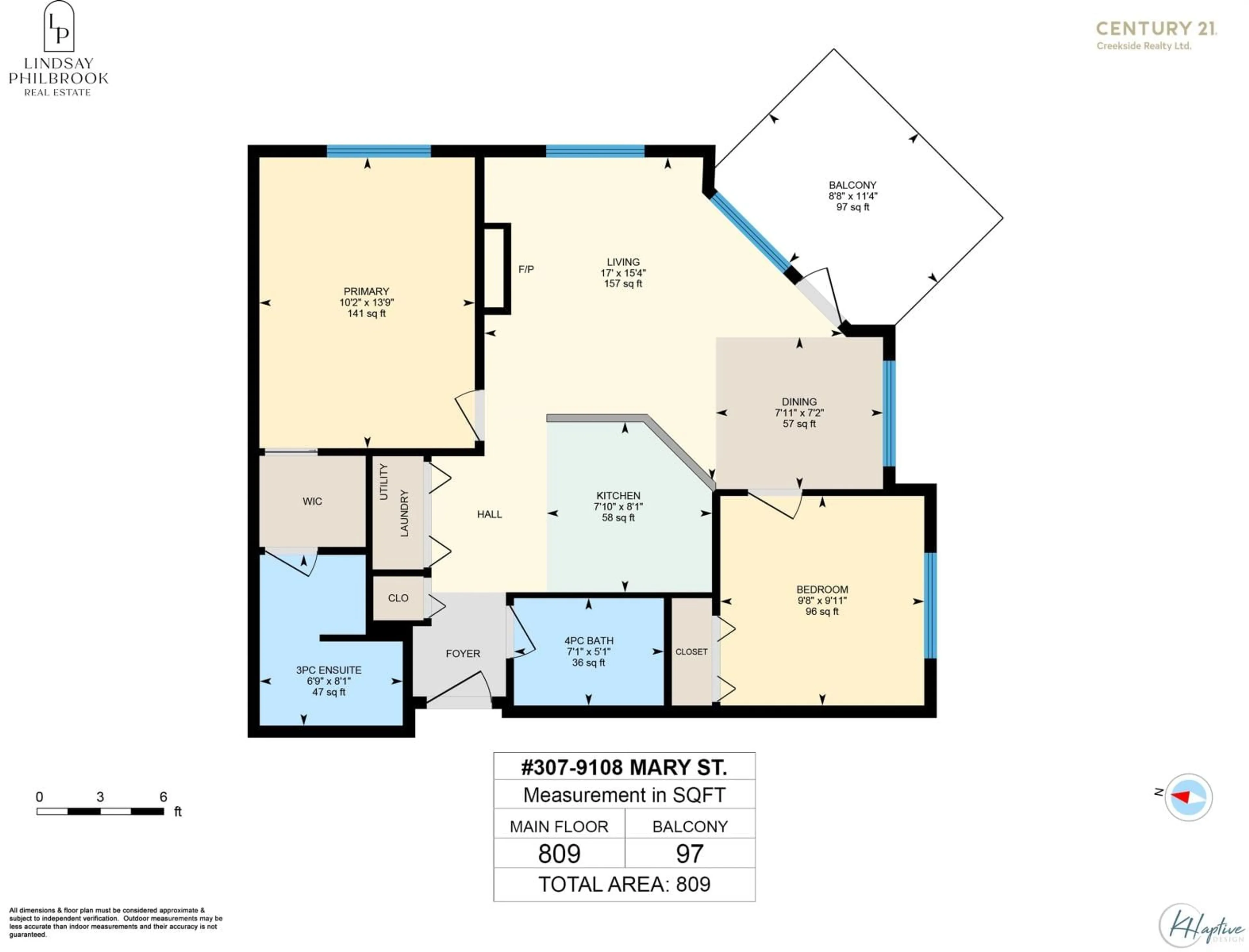 Floor plan for 307 9108 MARY STREET, Chilliwack British Columbia V2P4J1