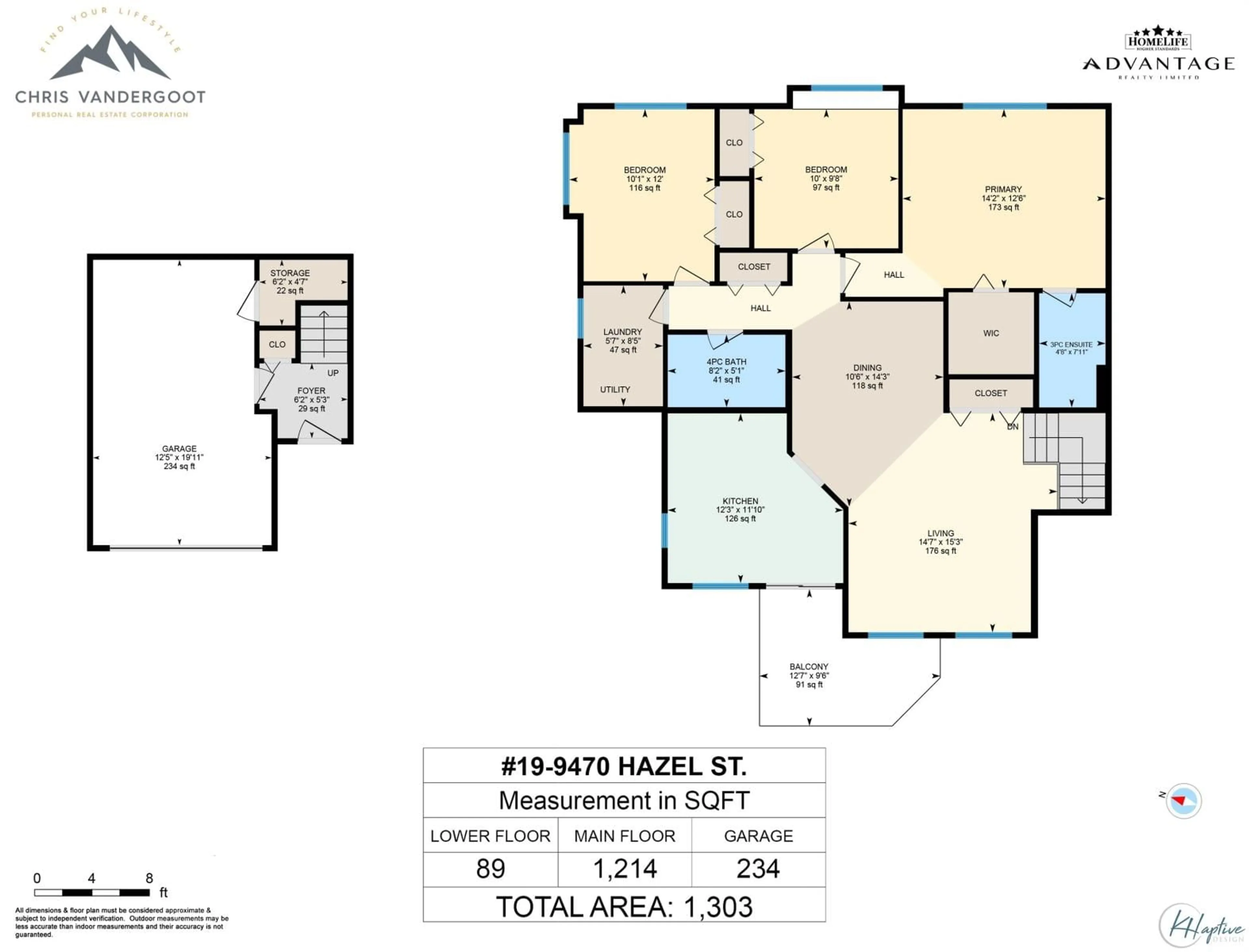 Floor plan for 19 9470 HAZEL STREET, Chilliwack British Columbia V2P5N1