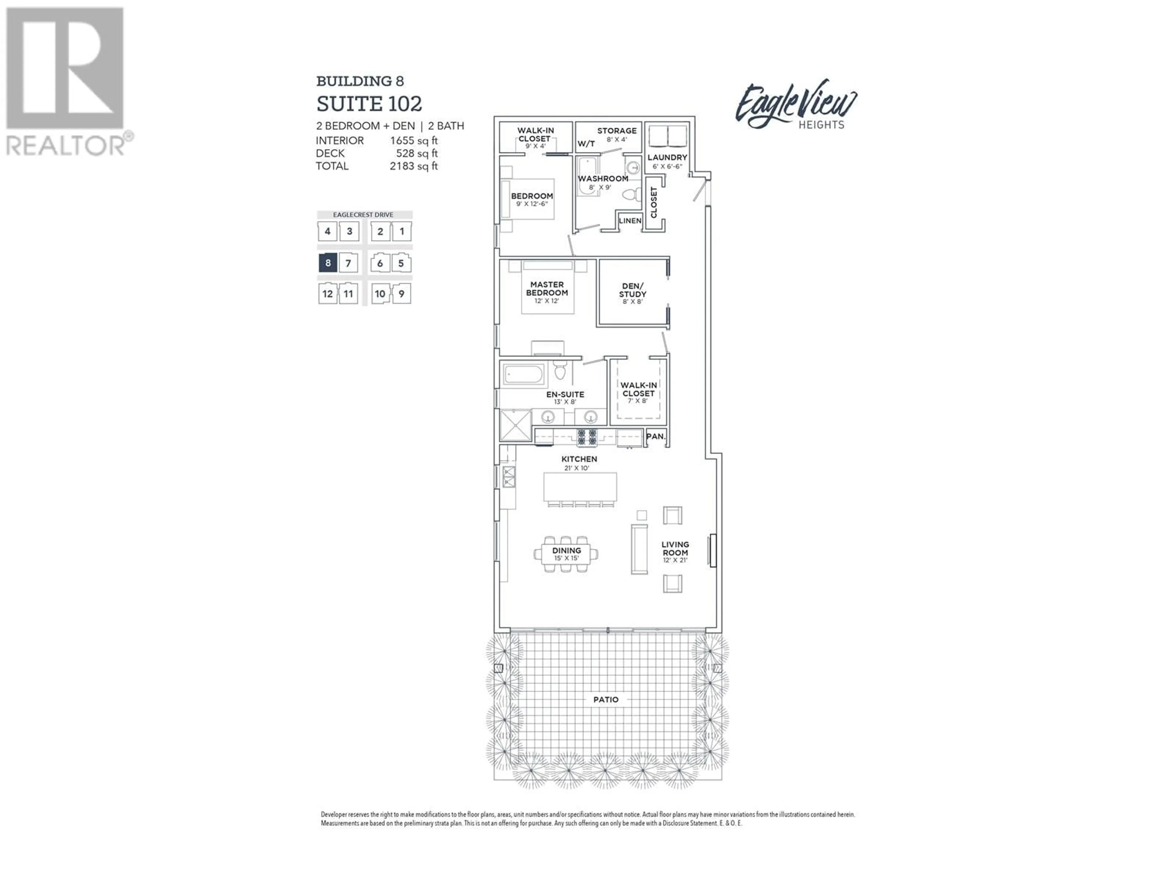 Floor plan for 8102 464 EAGLECREST DRIVE, Gibsons British Columbia V0N1V9