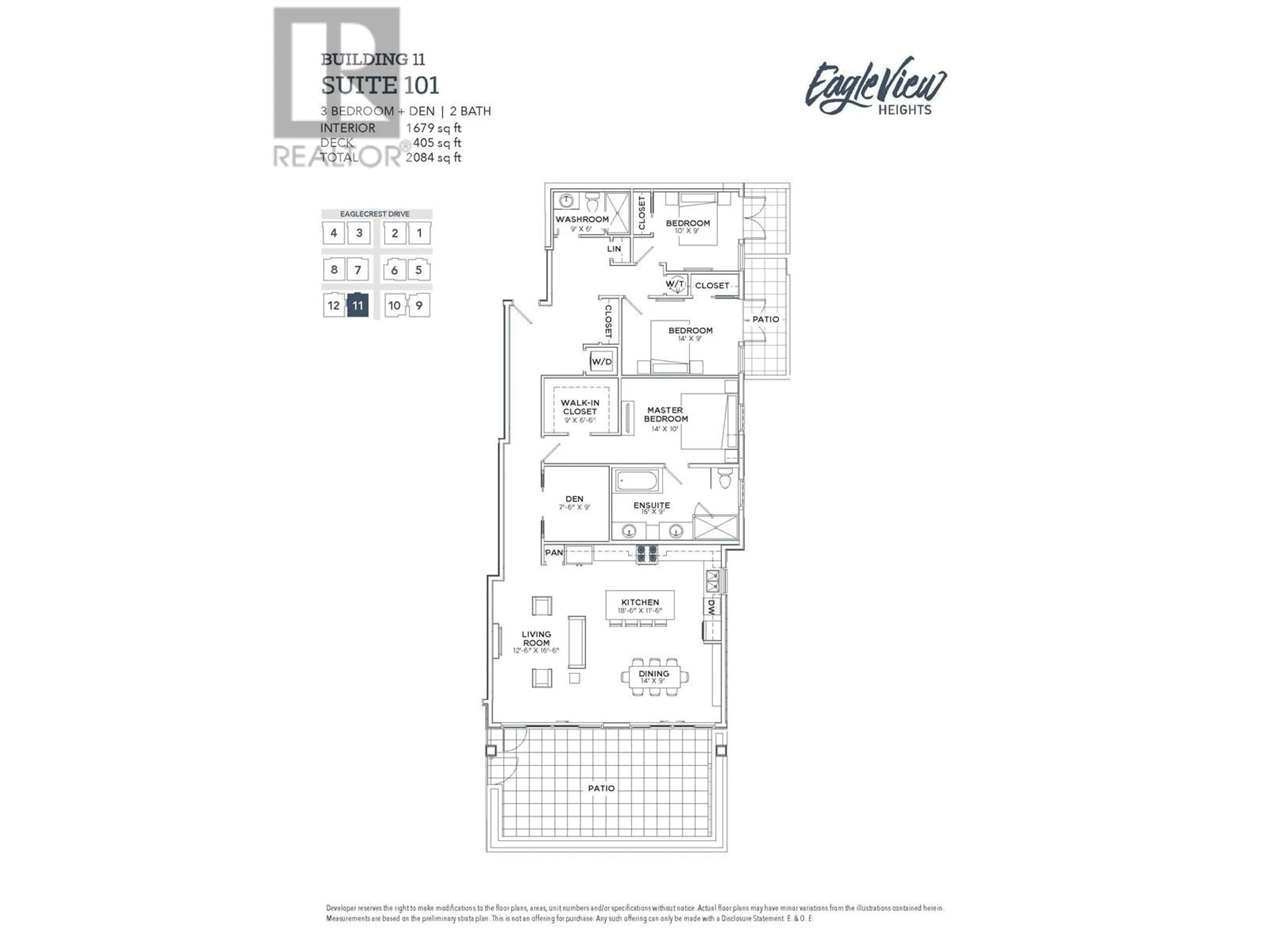 Floor plan for 11101 464 EAGLECREST DRIVE, Gibsons British Columbia V0N1V9