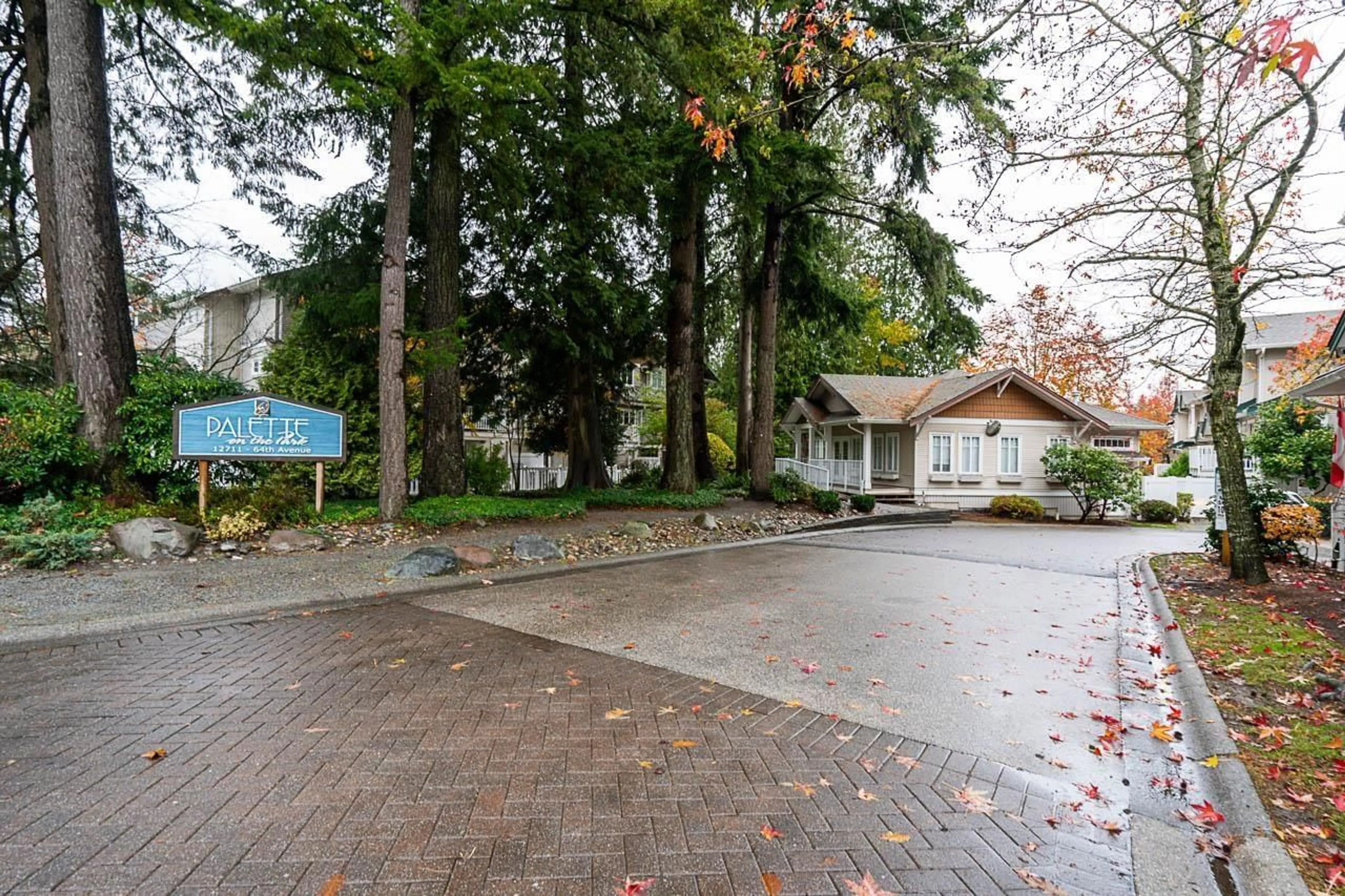 A pic from exterior of the house or condo, the street view for 111 12711 64 AVENUE, Surrey British Columbia V3W4B4