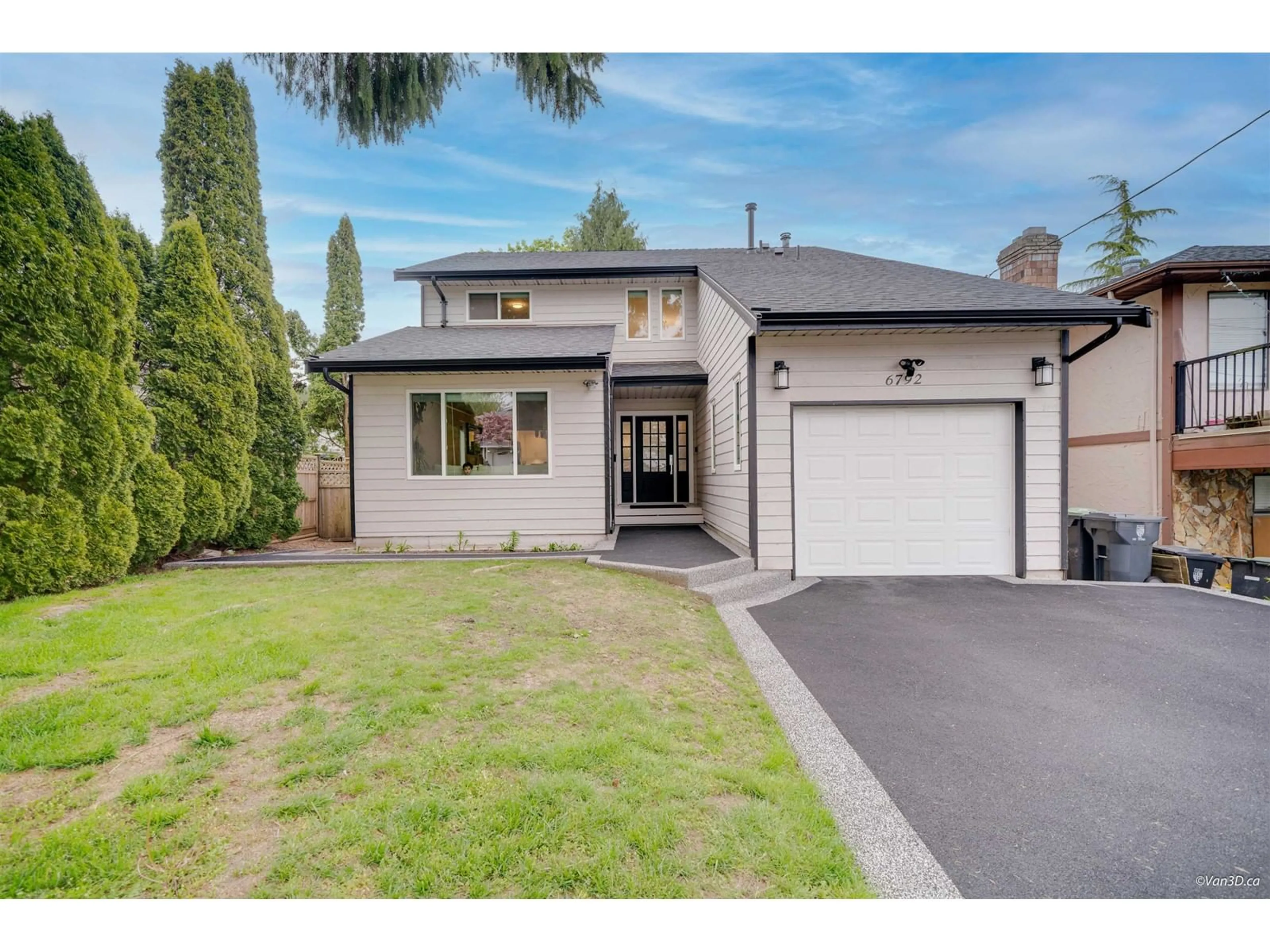 Frontside or backside of a home, the street view for 6792 197 STREET, Langley British Columbia V2Y1A9