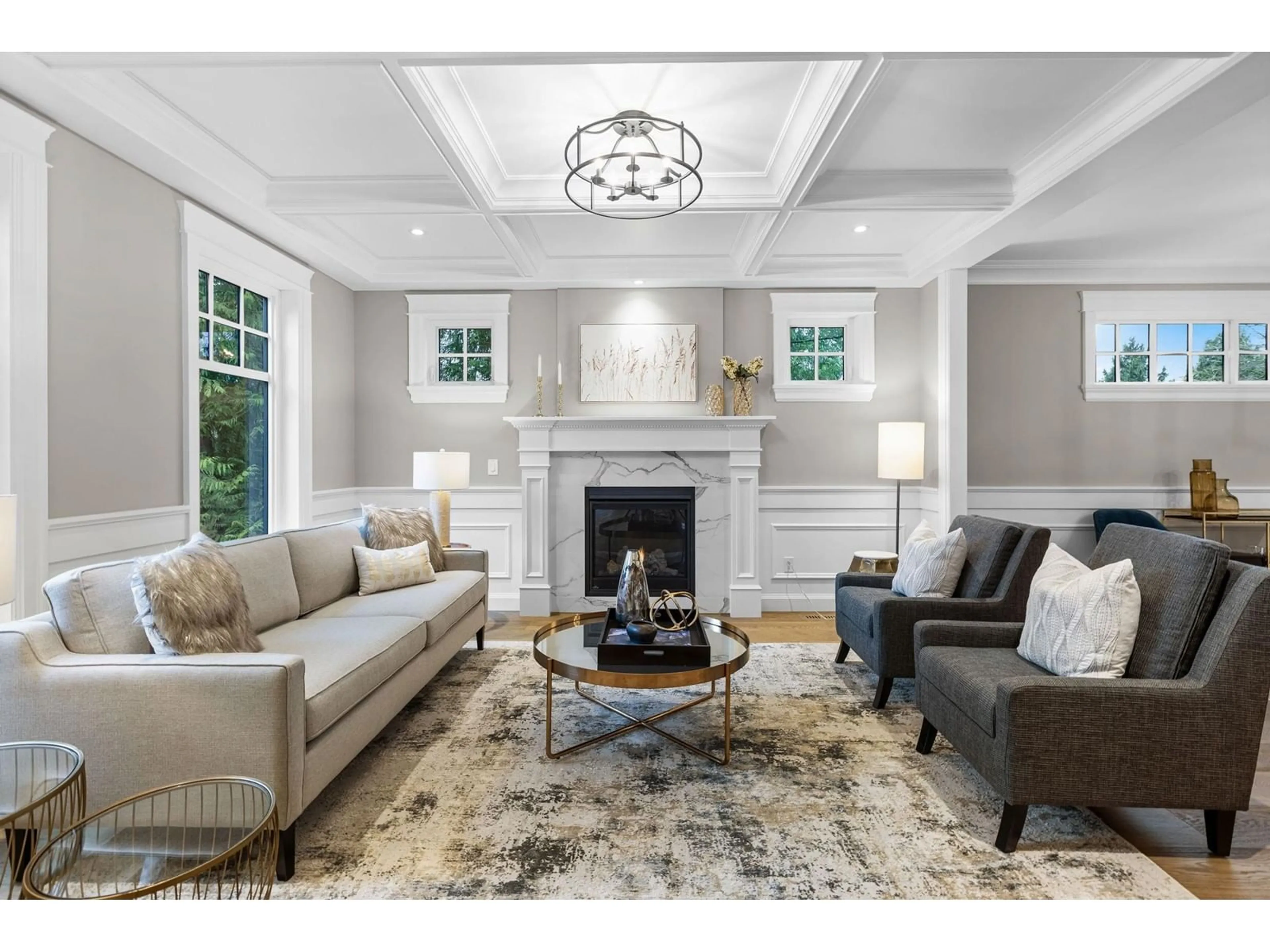 Living room, wood floors for 23633 36A AVENUE, Langley British Columbia V2Z2J6