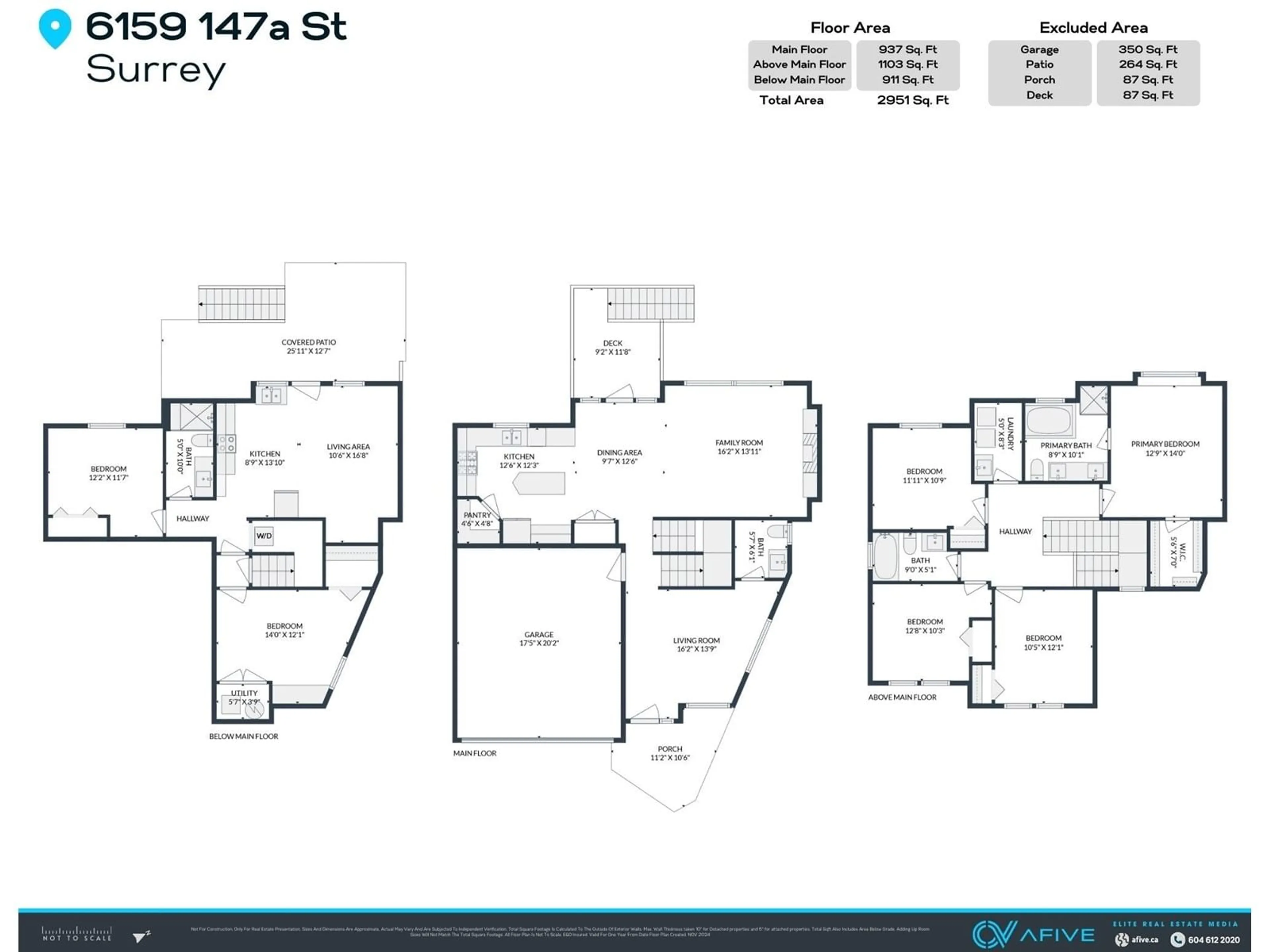 Floor plan for 6159 147A STREET, Surrey British Columbia V3S7Z5