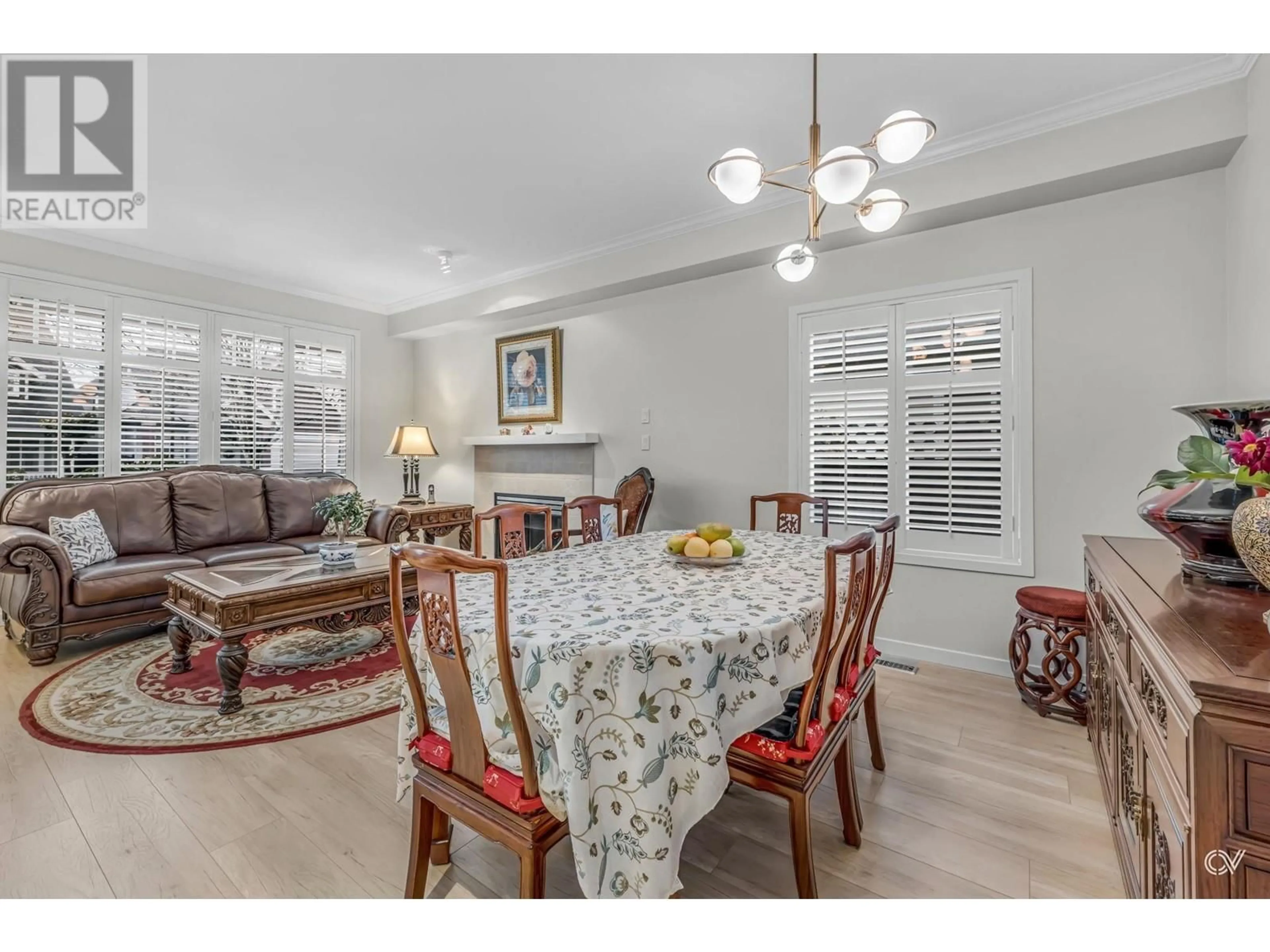 Dining room, wood floors, cottage for 4368 BLAIR DRIVE, Richmond British Columbia V6X4C1