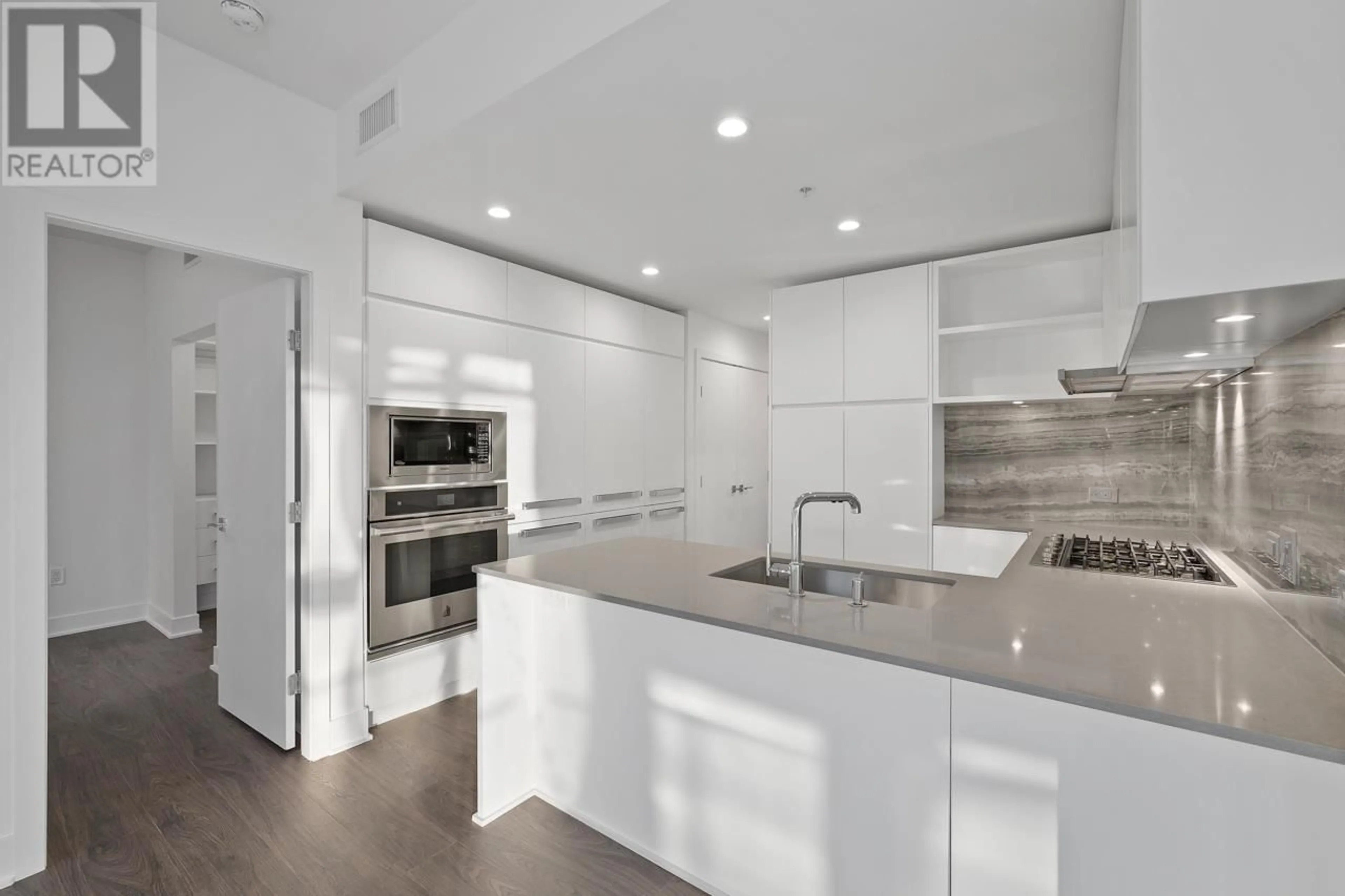 Contemporary kitchen, wood floors for 210 450 WESTVIEW STREET, Coquitlam British Columbia V3K0G3