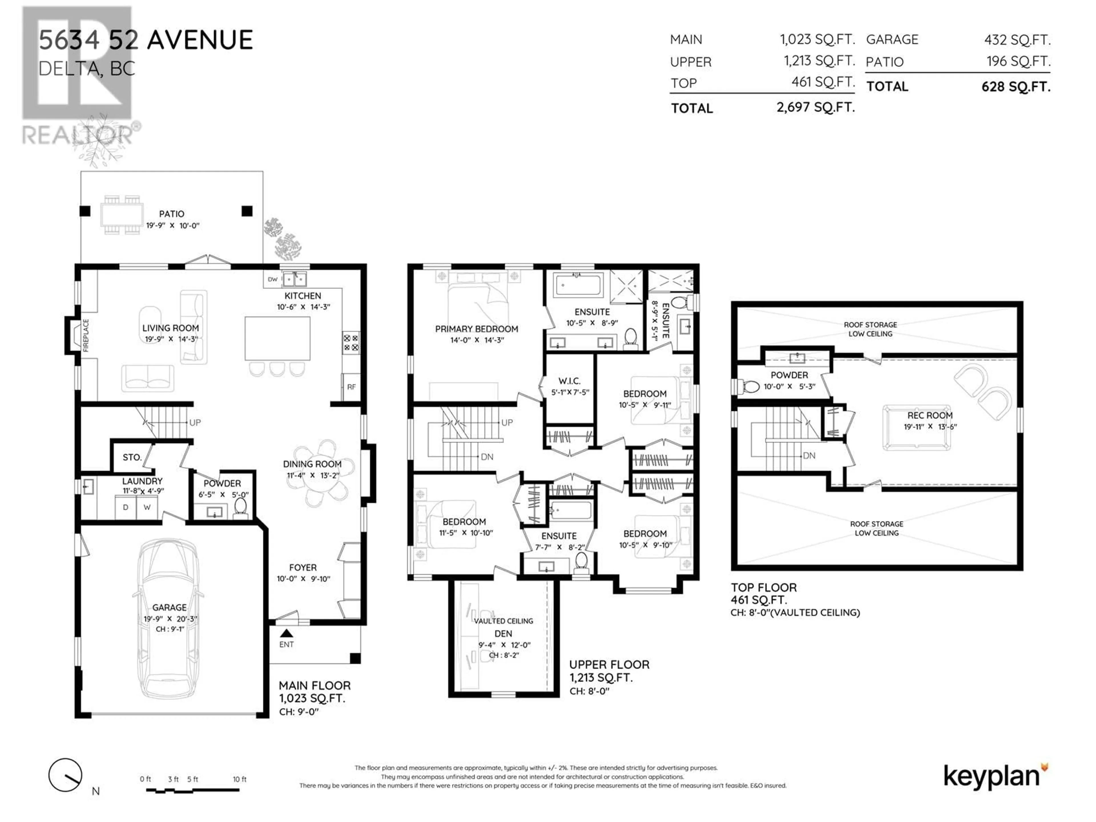 Floor plan for 5634 52 AVENUE, Delta British Columbia V4K2C5