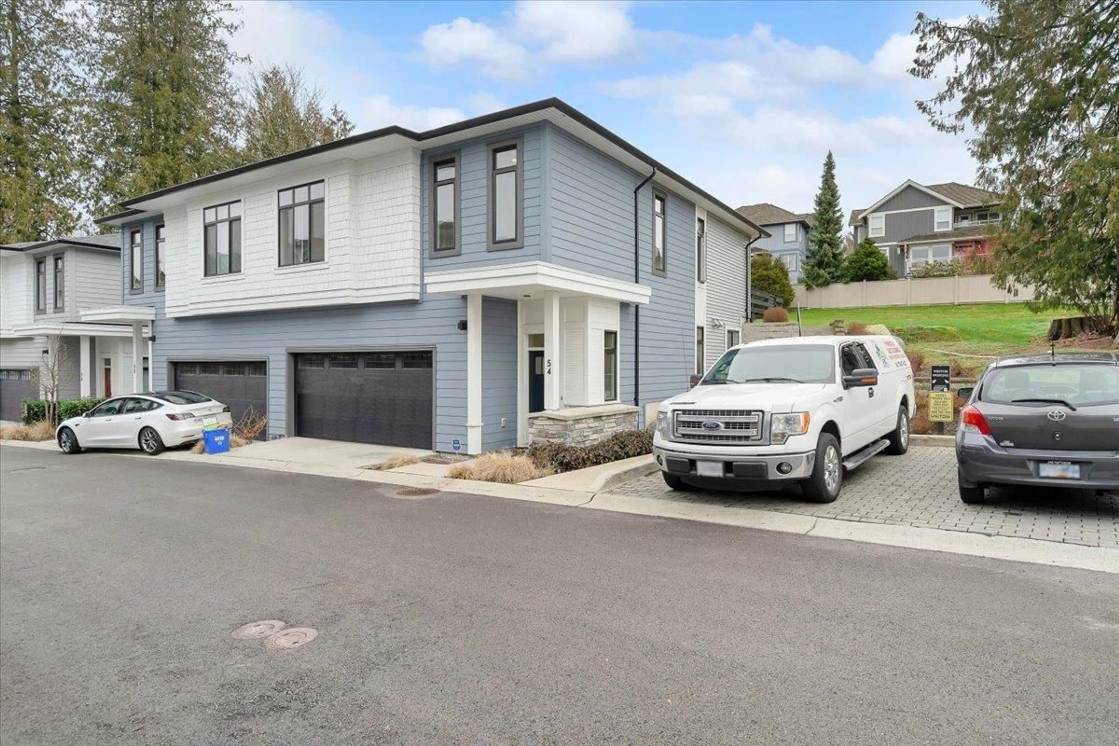 Frontside or backside of a home, the street view for 54 15235 SITKA DRIVE, Surrey British Columbia V3S0A9