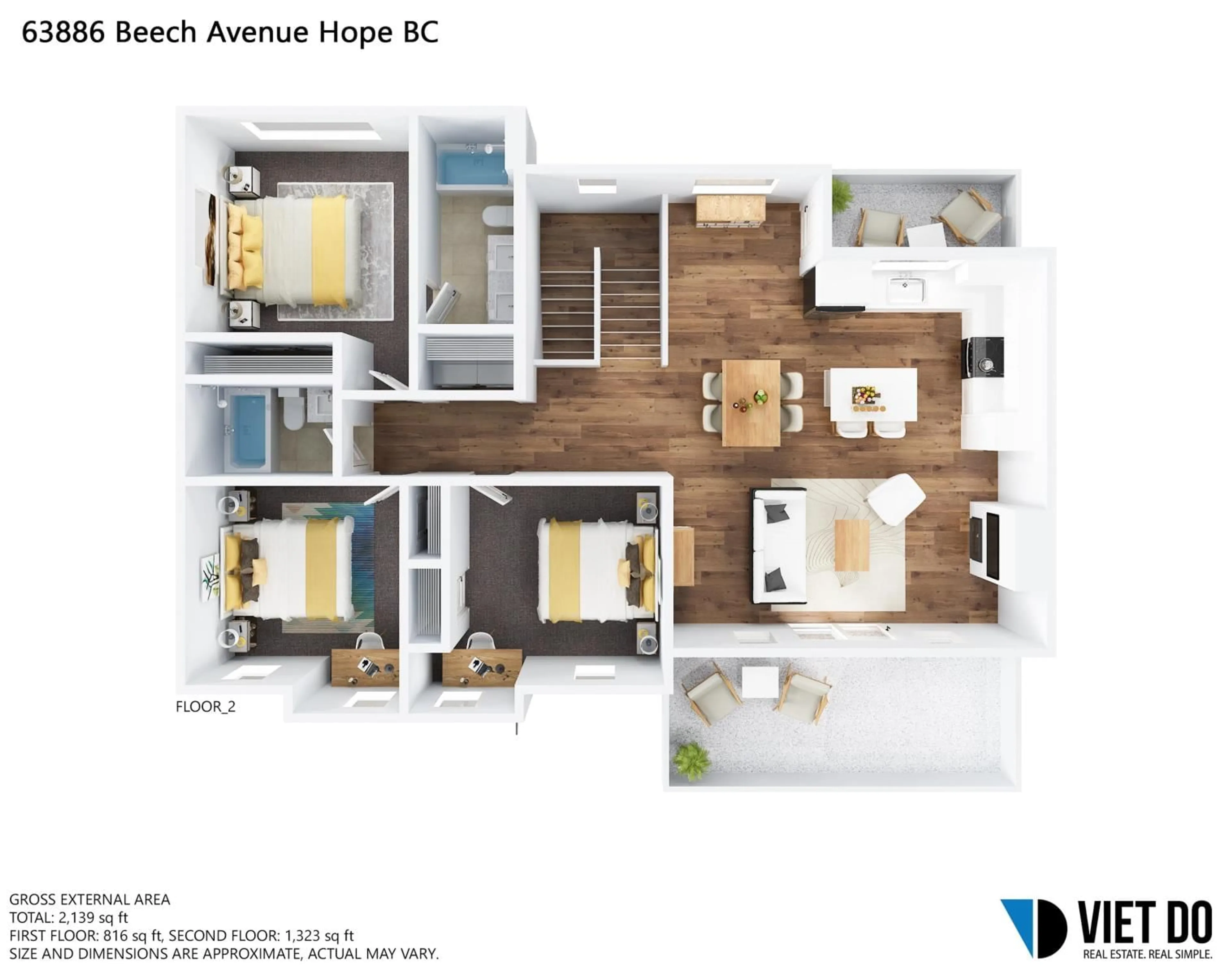 Floor plan for 63886 BEECH AVENUE, Hope British Columbia V0X1L2