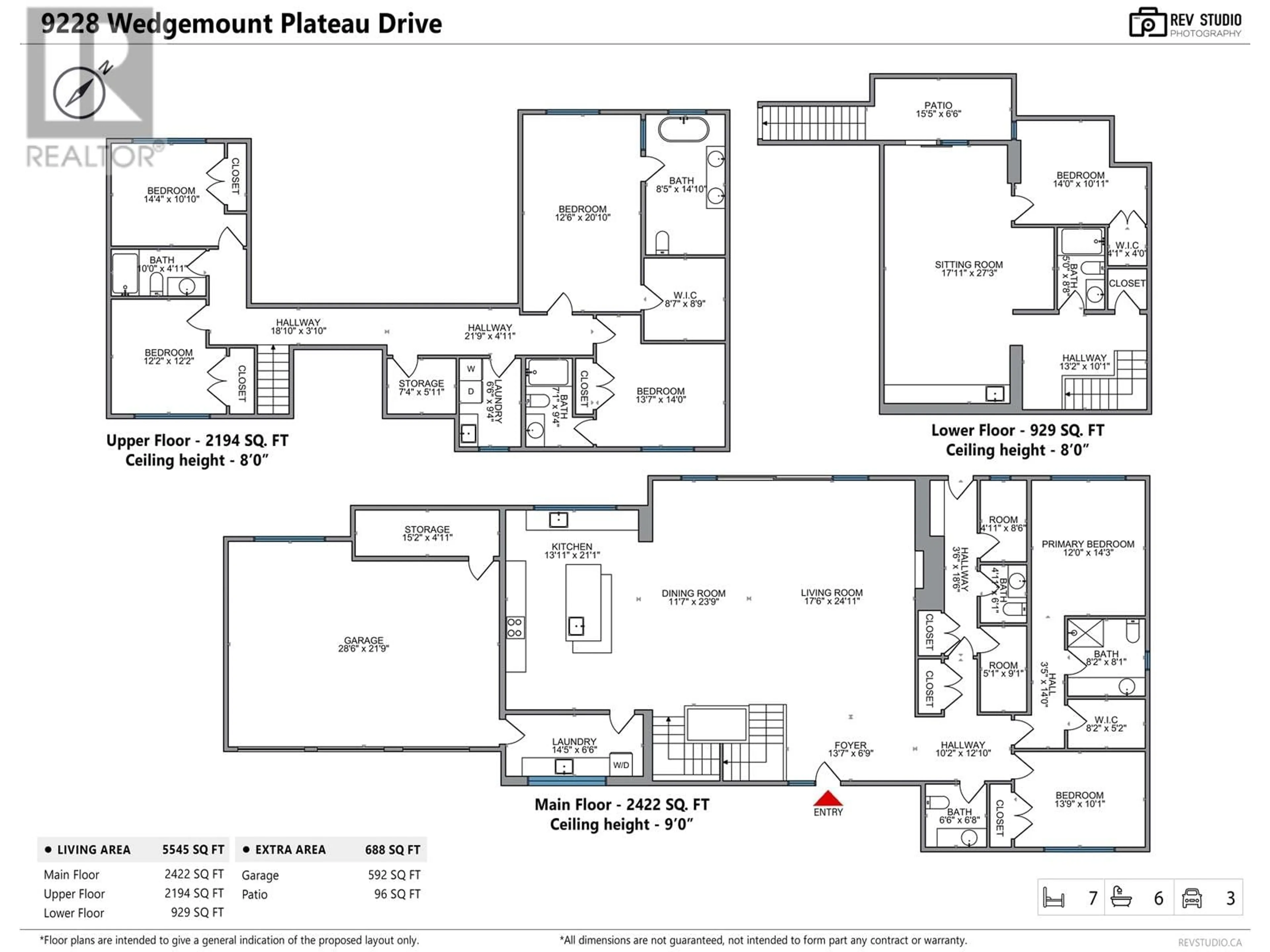 Floor plan for 9228 WEDGEMOUNT PLATEAU DRIVE, Whistler British Columbia V8E1M1