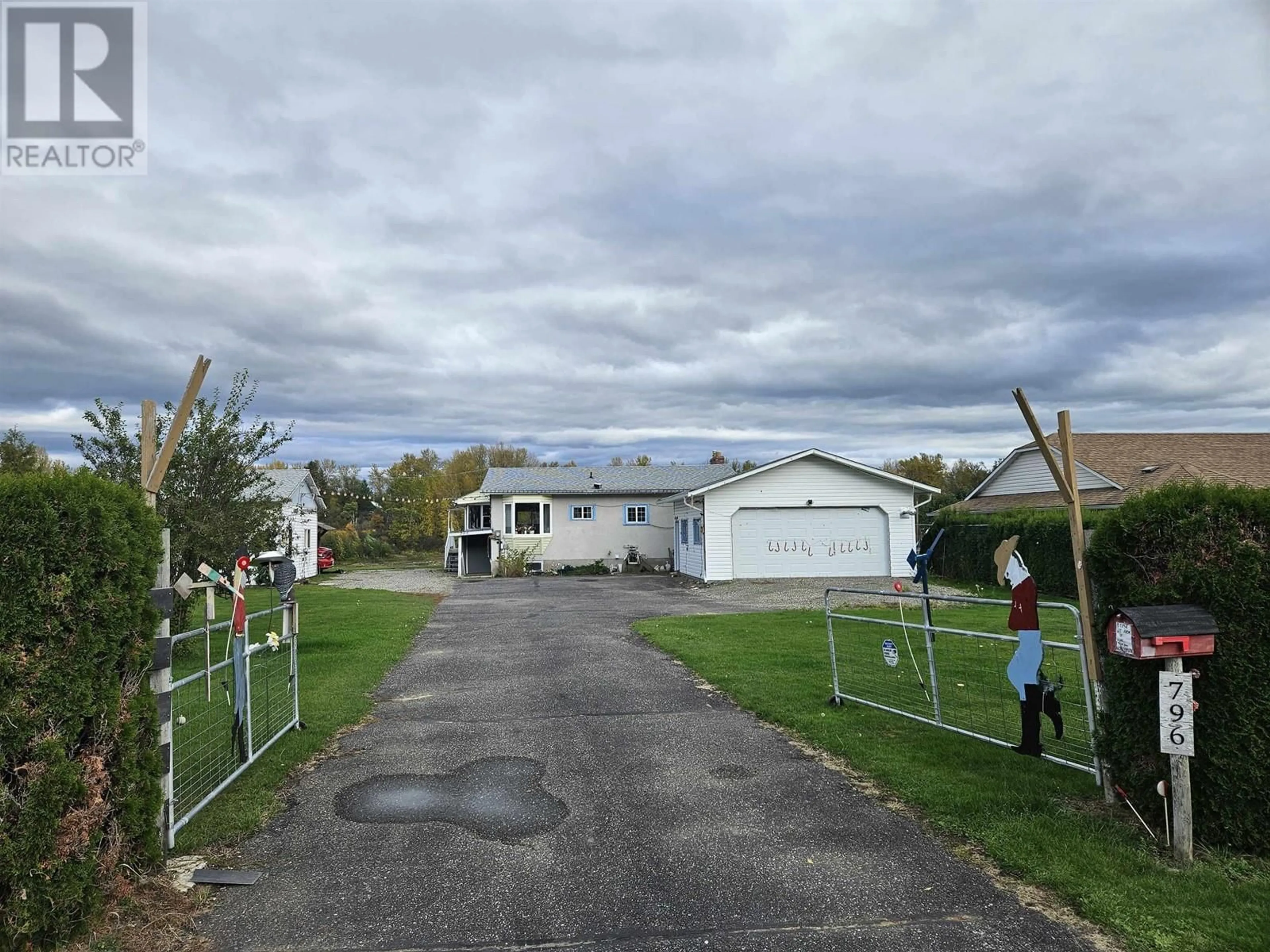 Frontside or backside of a home, the fenced backyard for 796-798 FUNN STREET, Quesnel British Columbia V2J4Y8