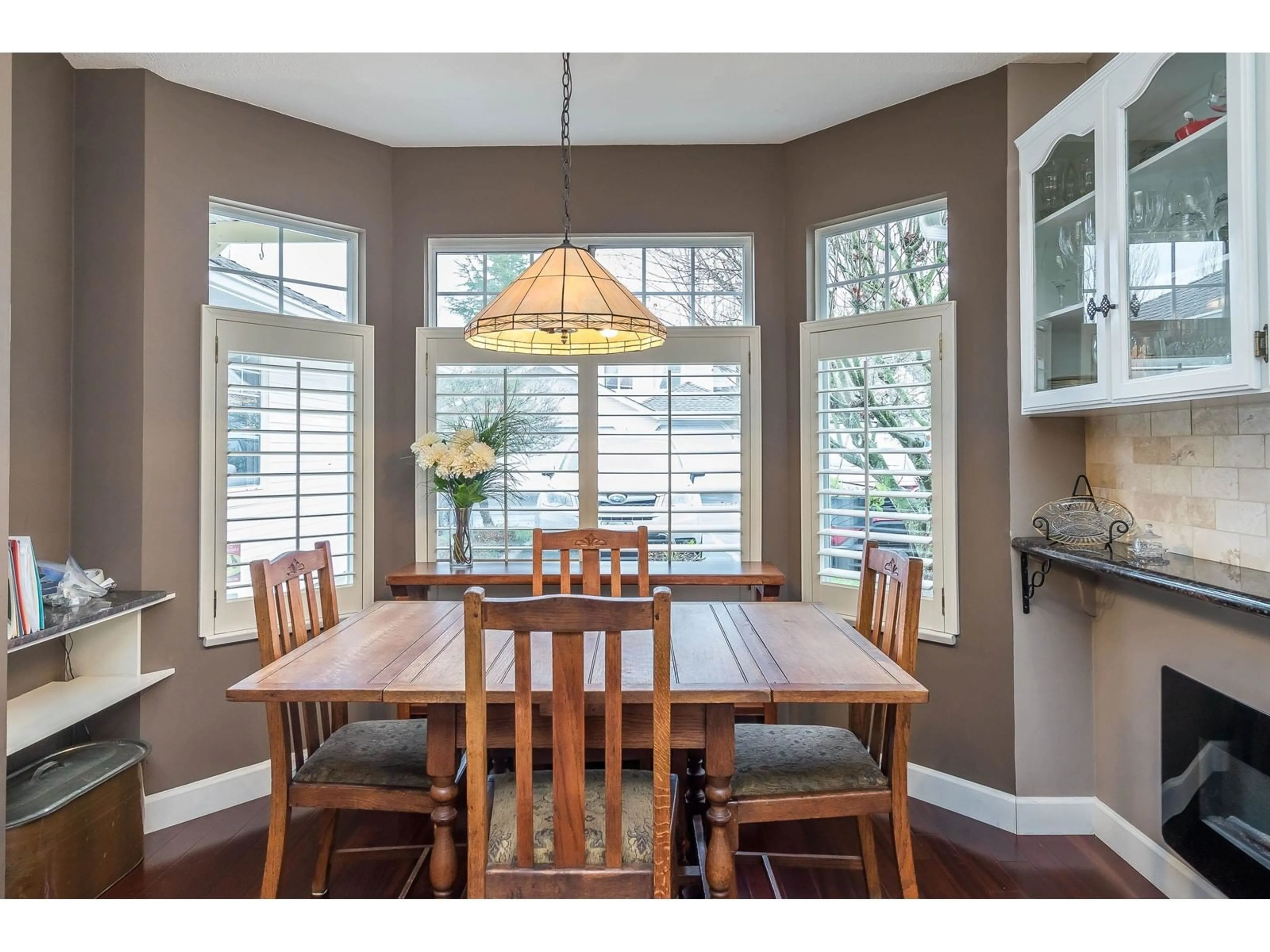 Dining room, wood floors for 83 8737 212 STREET, Langley British Columbia V1M2C8