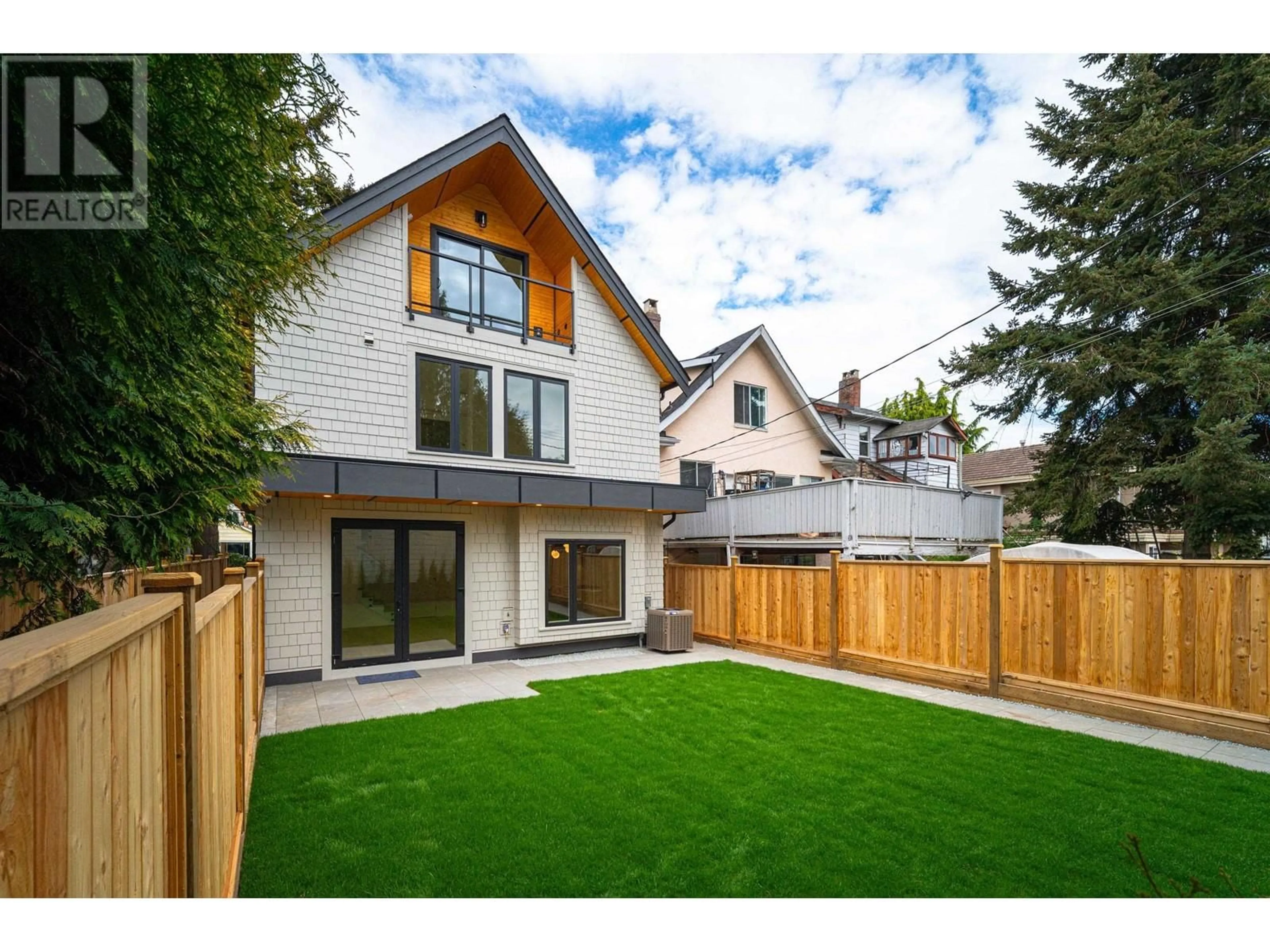 Frontside or backside of a home, the fenced backyard for 968 W 17TH AVENUE, Vancouver British Columbia V5Z1V4