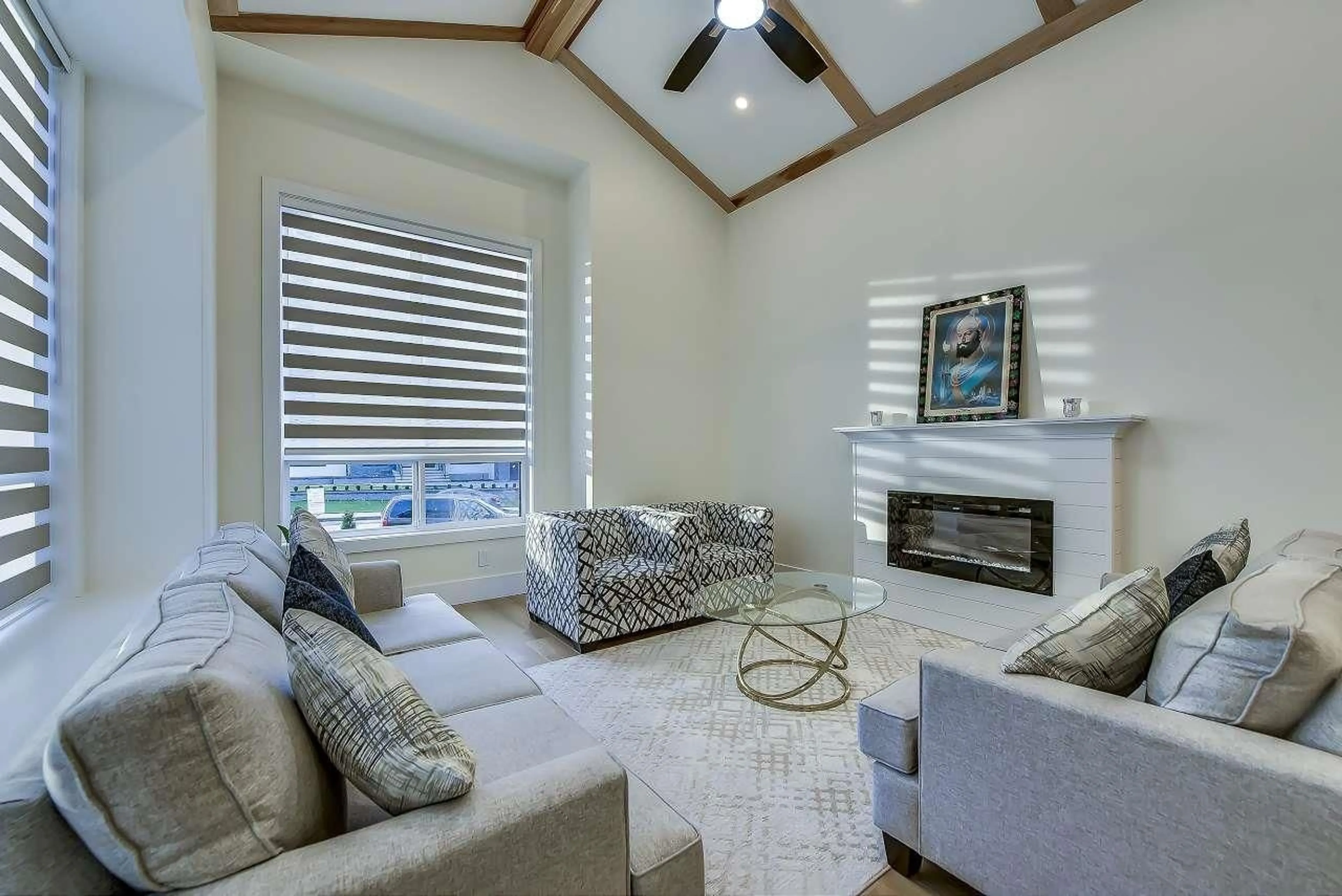 Living room, wood floors for 19805 32 AVENUE, Langley British Columbia V3A0N9