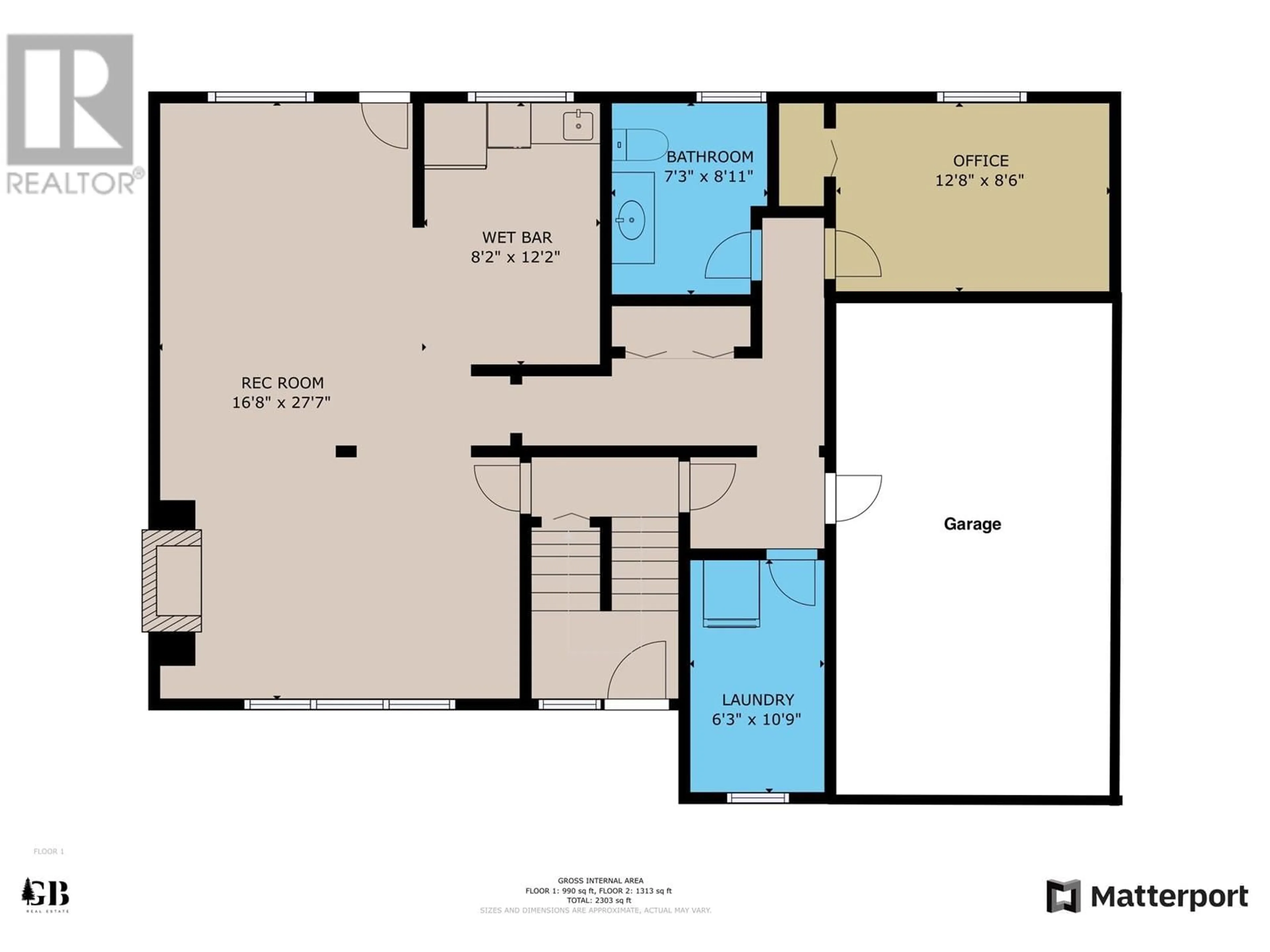 Floor plan for 1694 KINGFISHER AVENUE, Kitimat British Columbia V8C1G1