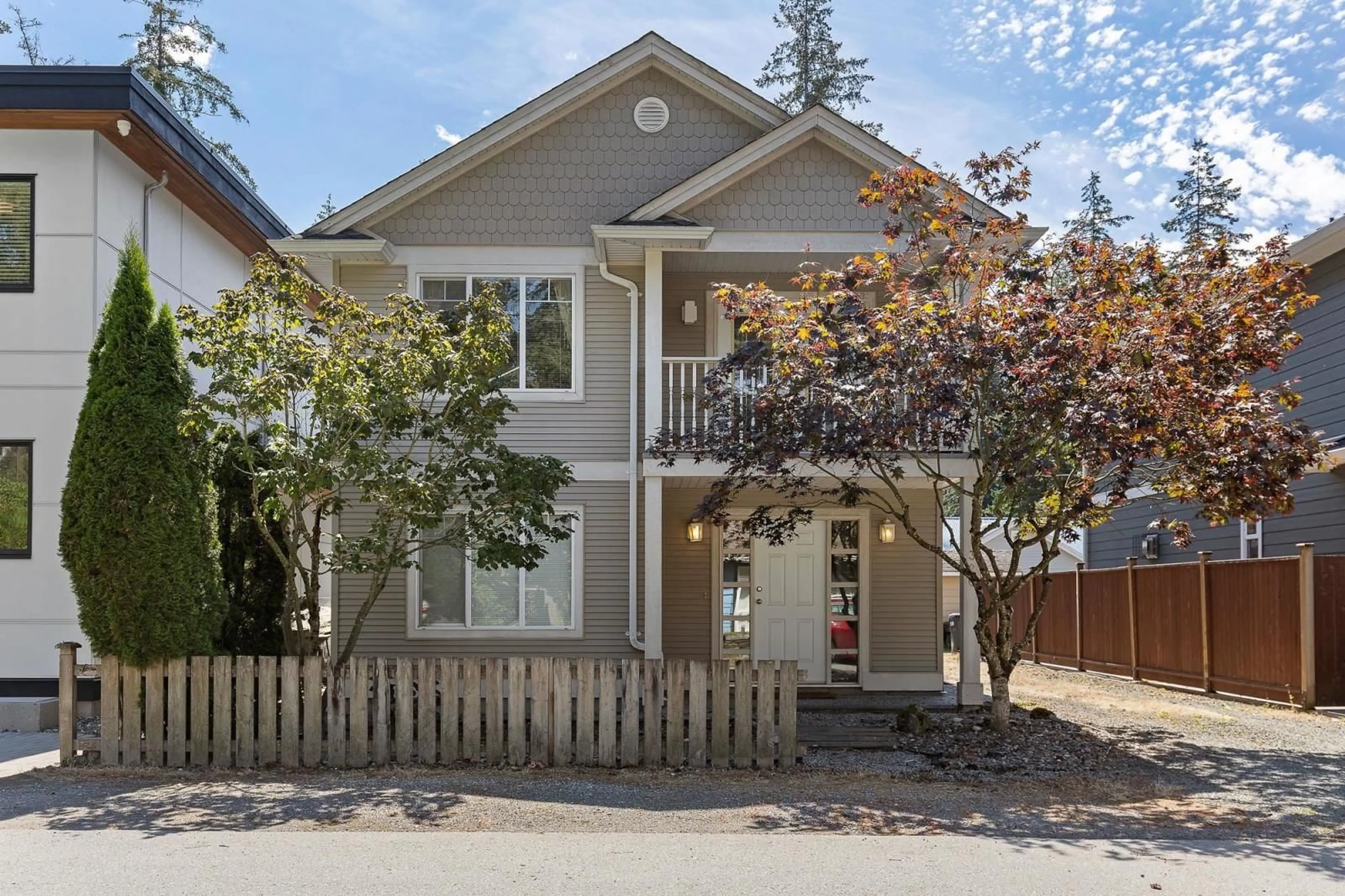 A pic from exterior of the house or condo, the fenced backyard for 320 SPRUCE STREET|Cultus Lake North, Cultus Lake British Columbia V2R4Y7