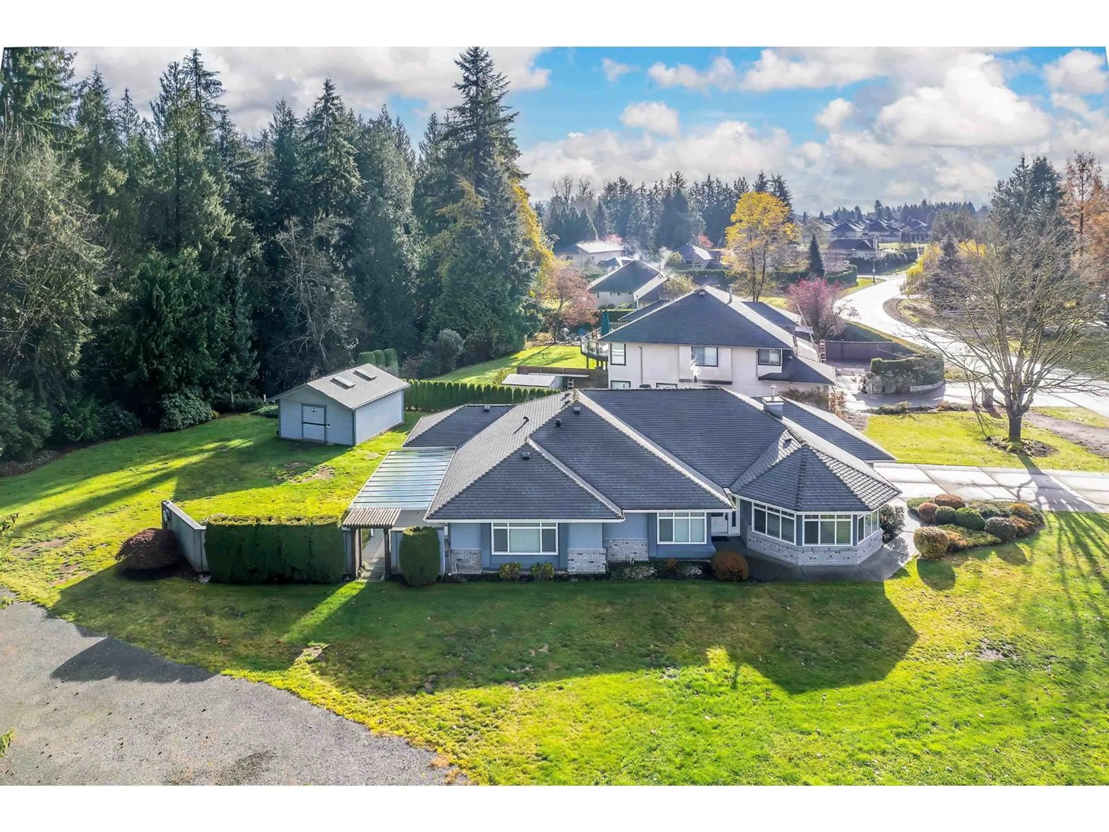 Frontside or backside of a home, the fenced backyard for 8862 NEALE DRIVE, Mission British Columbia V4S1A5