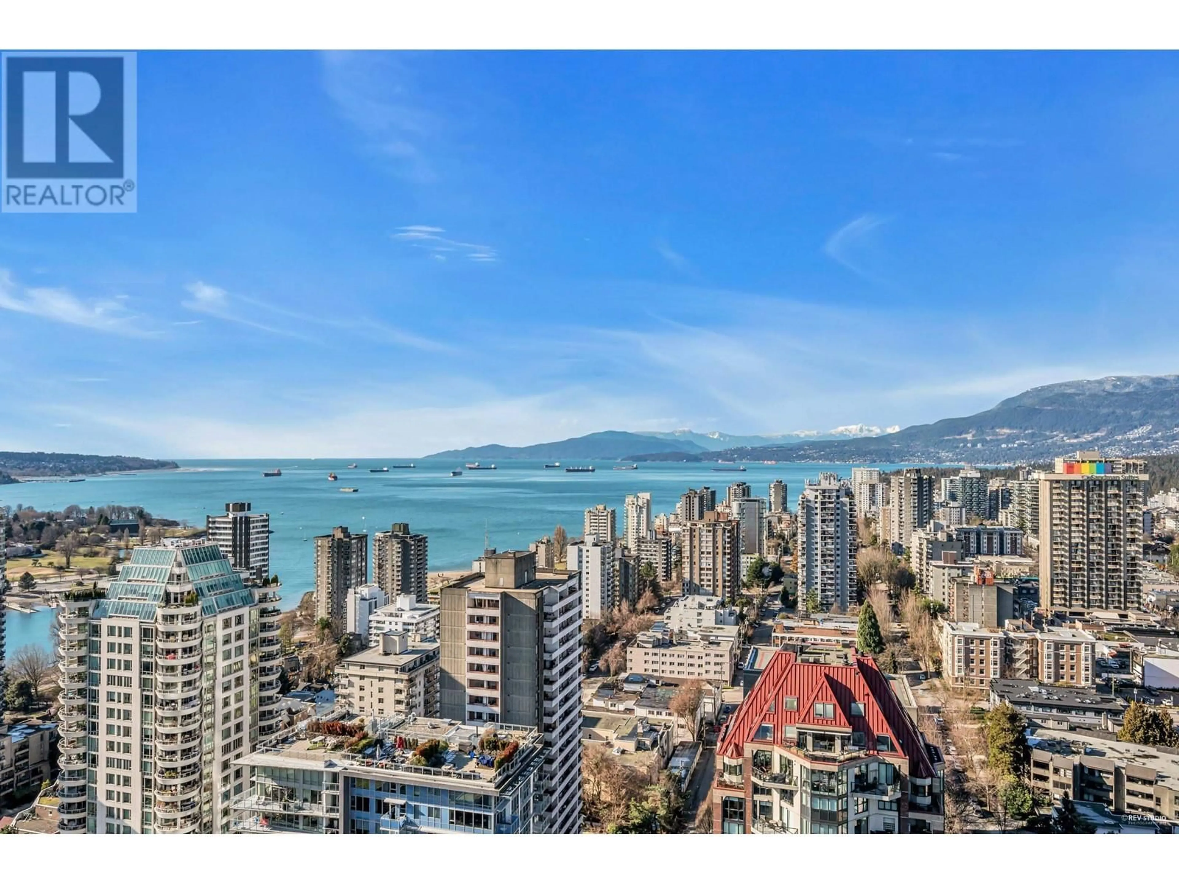 A pic from exterior of the house or condo, the view of city buildings for 3312 1289 HORNBY STREET, Vancouver British Columbia V6Z0G7