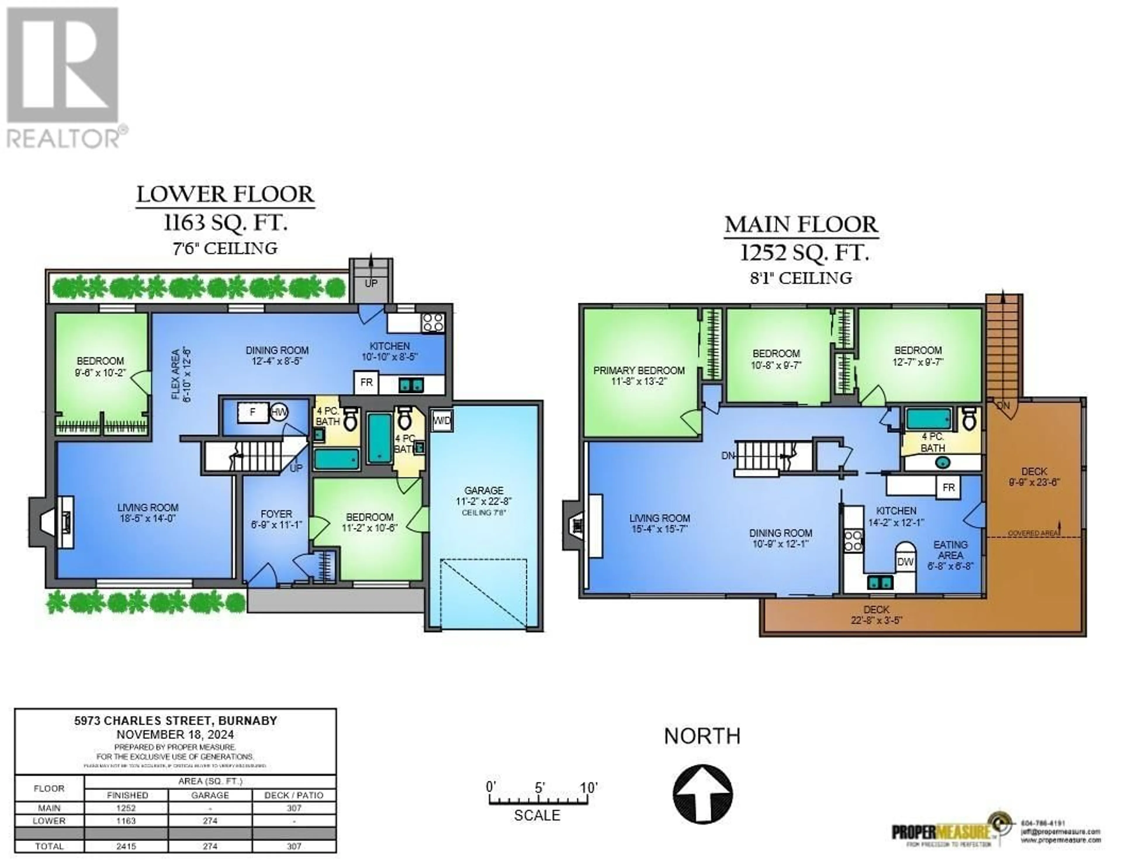 Floor plan for 5973 CHARLES STREET, Burnaby British Columbia V5B2G6