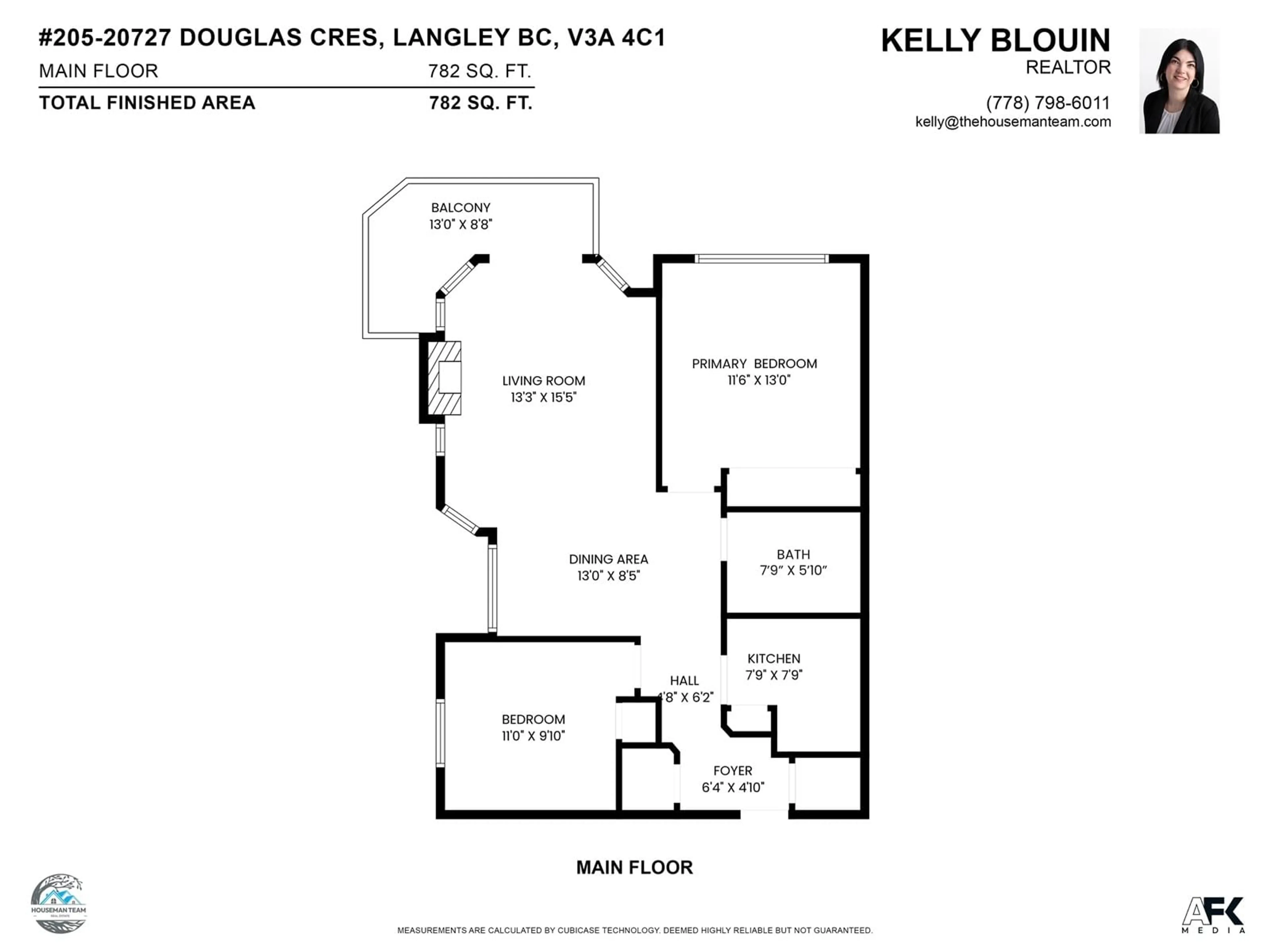 Floor plan for 205 20727 DOUGLAS CRESCENT, Langley British Columbia V3A4C1