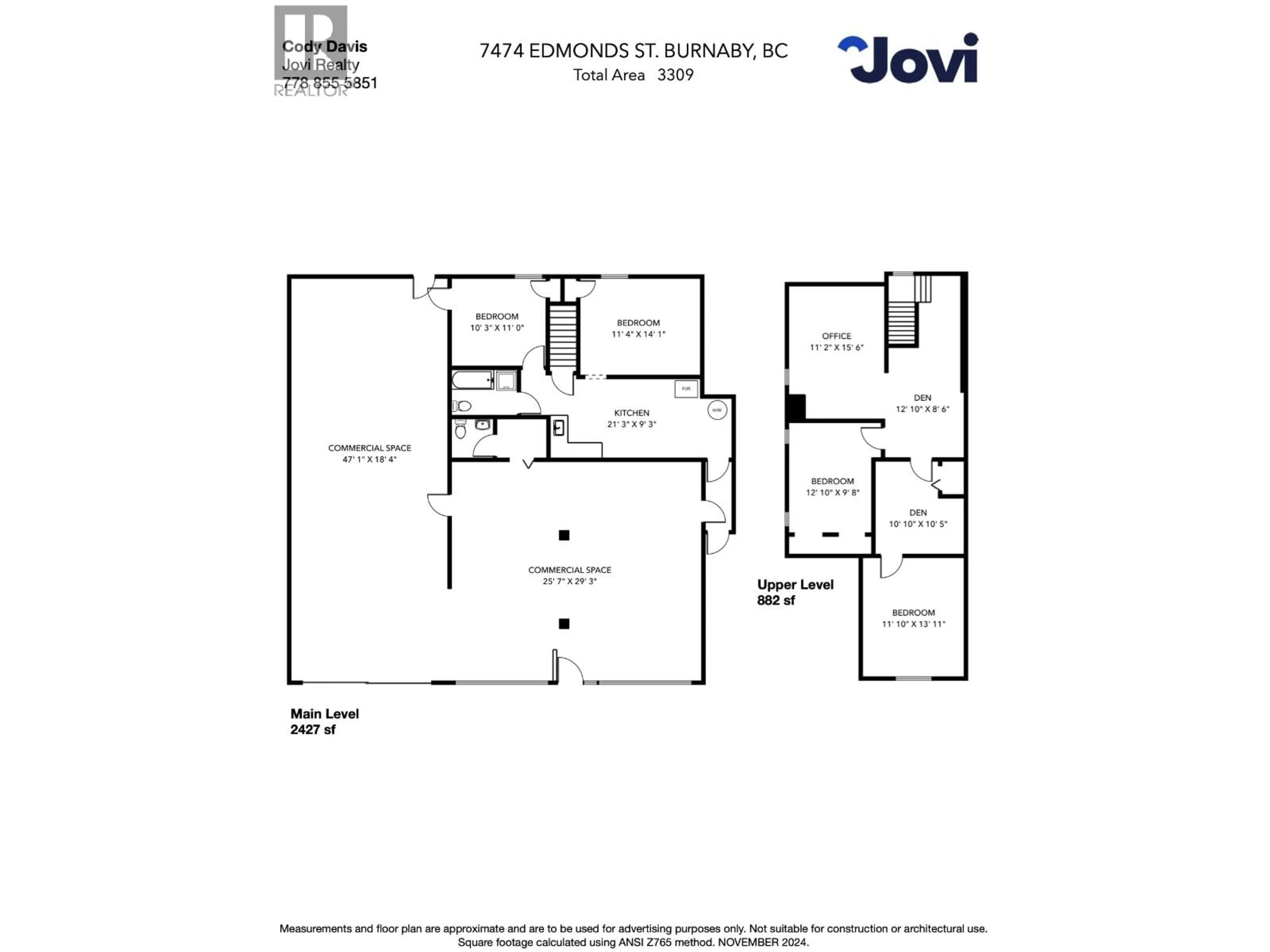 Floor plan for 7474 EDMONDS STREET, Burnaby British Columbia V3N1B2