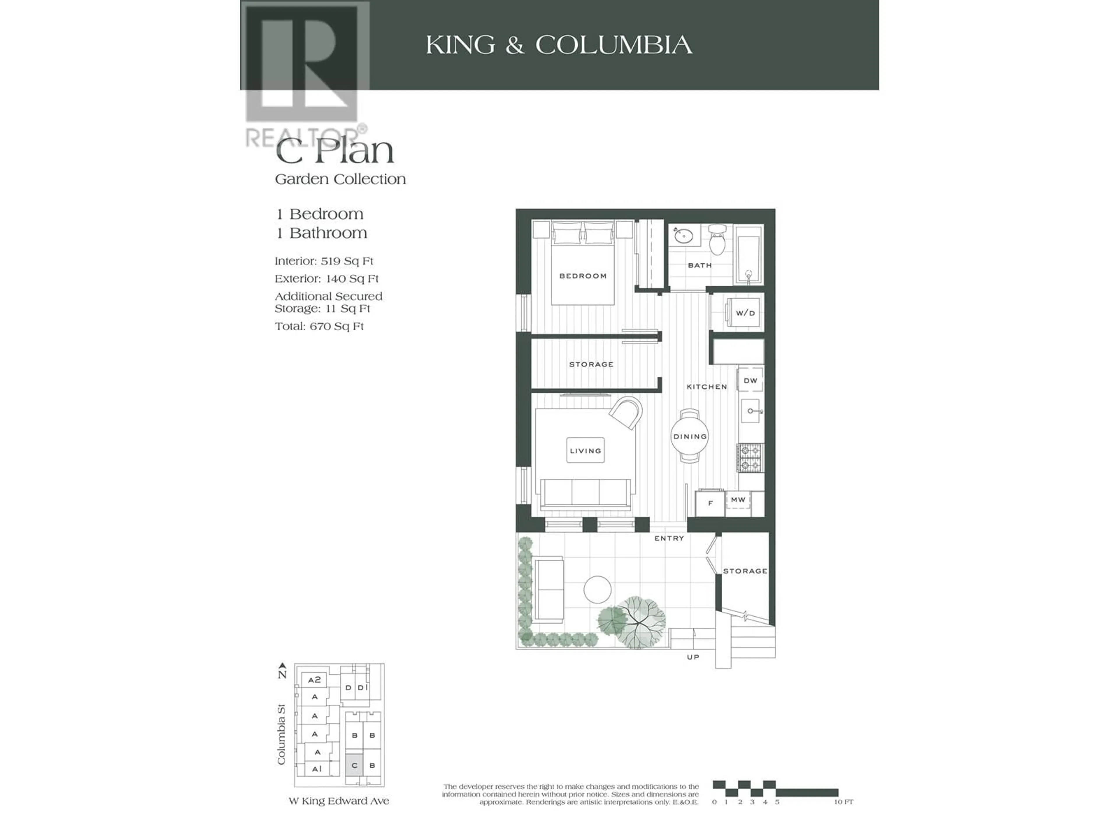 Floor plan for 12 187 W KING EDWARD AVE STREET, Vancouver British Columbia V5Y4B4