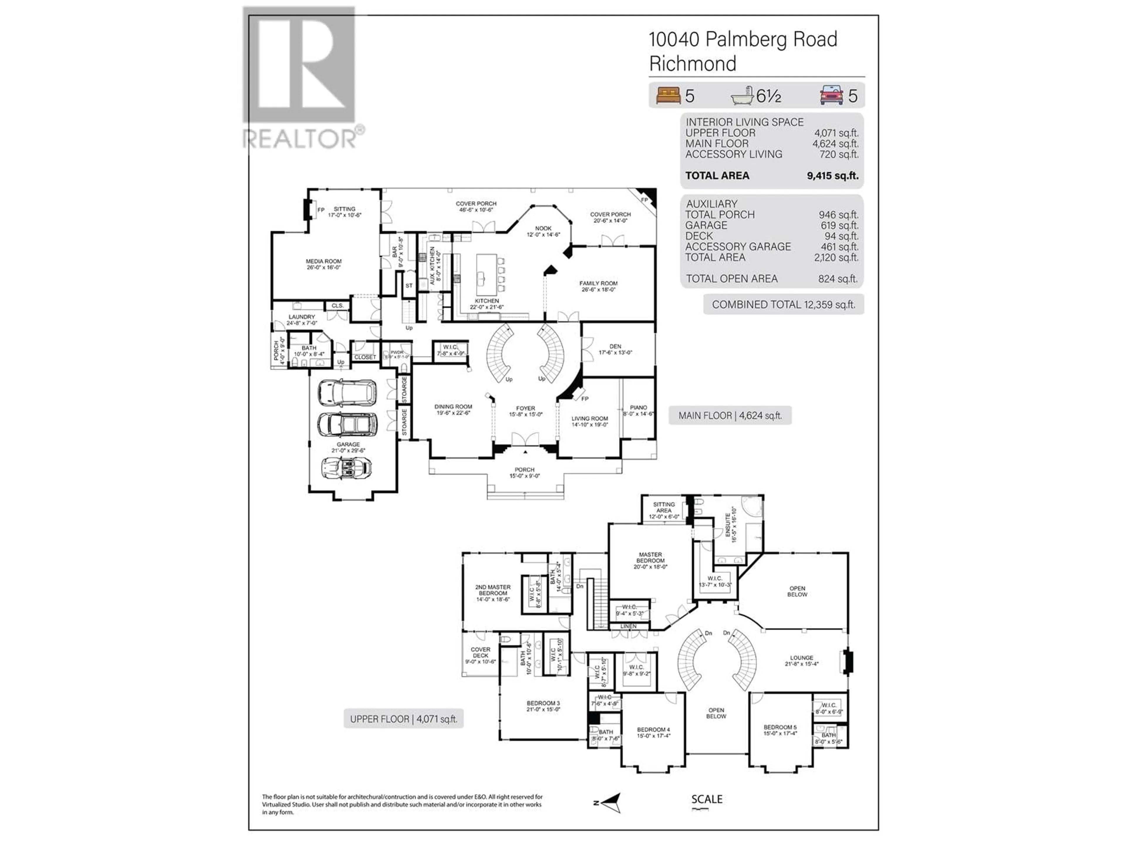 Floor plan for 10040 PALMBERG ROAD, Richmond British Columbia V6W1C6