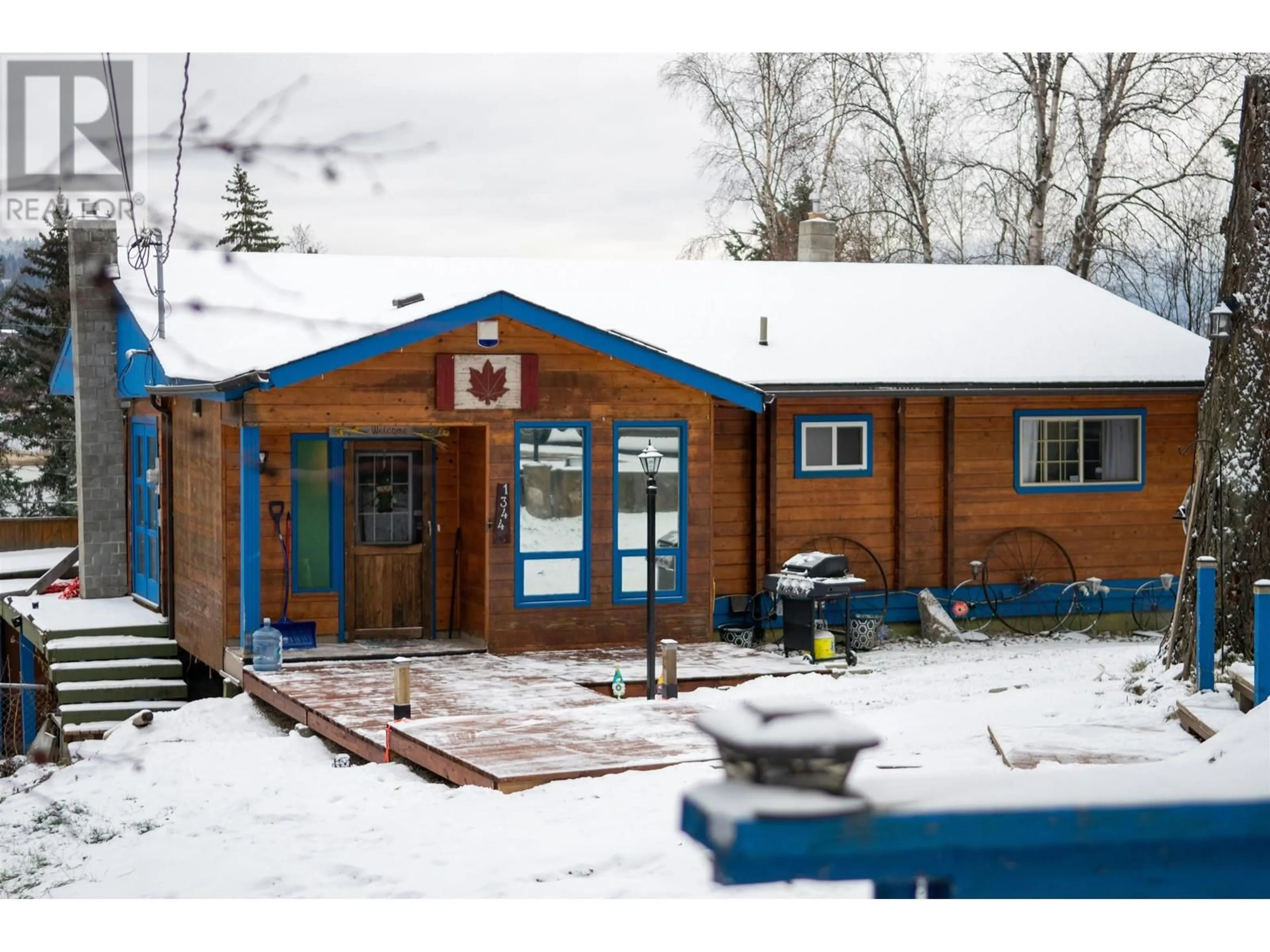 Frontside or backside of a home, cottage for 1344 LAKEVIEW DRIVE, Quesnel British Columbia V2J4K4