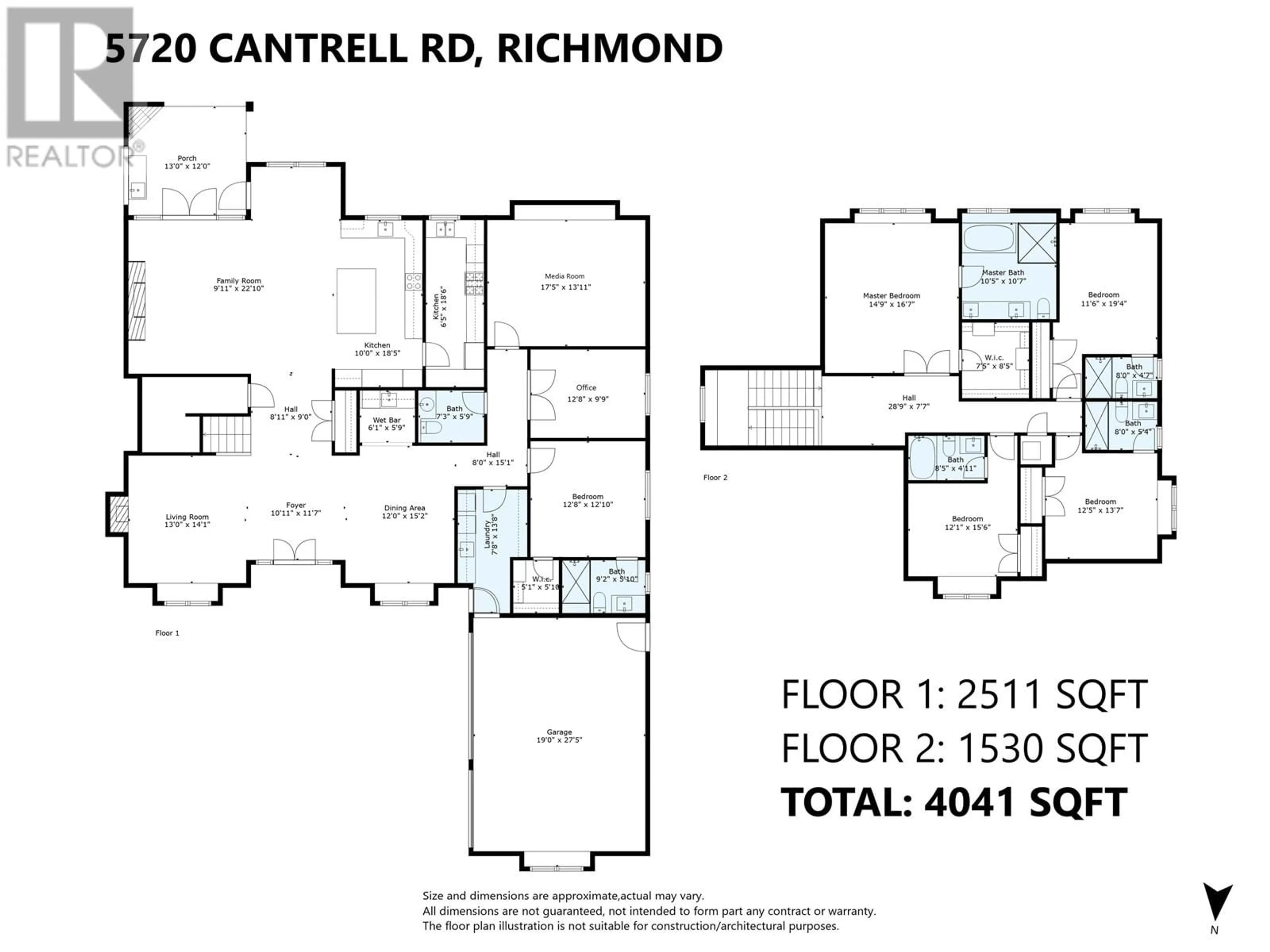 Floor plan for 5720 CANTRELL ROAD, Richmond British Columbia V7C3H1