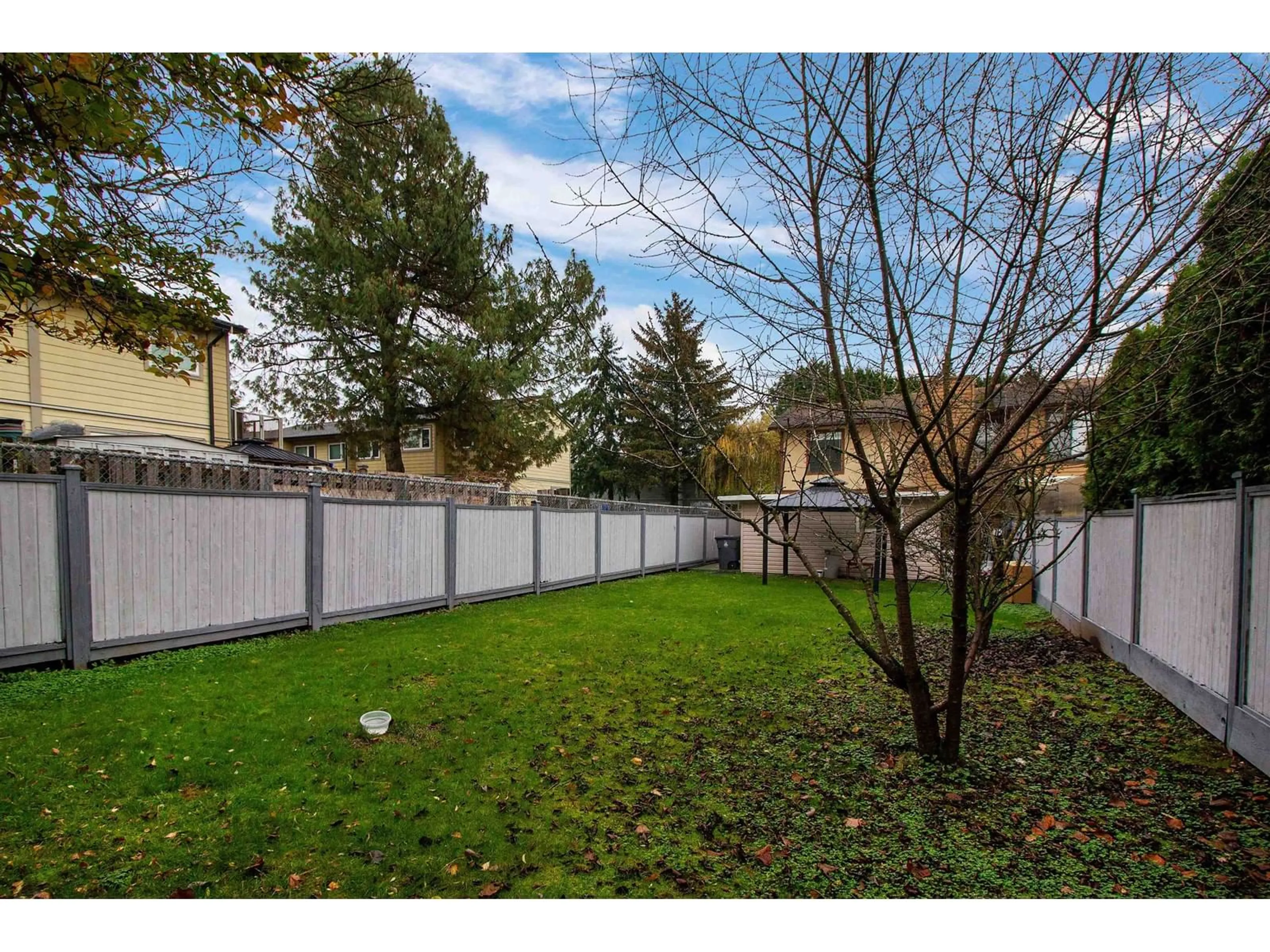 Patio, the fenced backyard for 6937 134A STREET, Surrey British Columbia V3W8G6