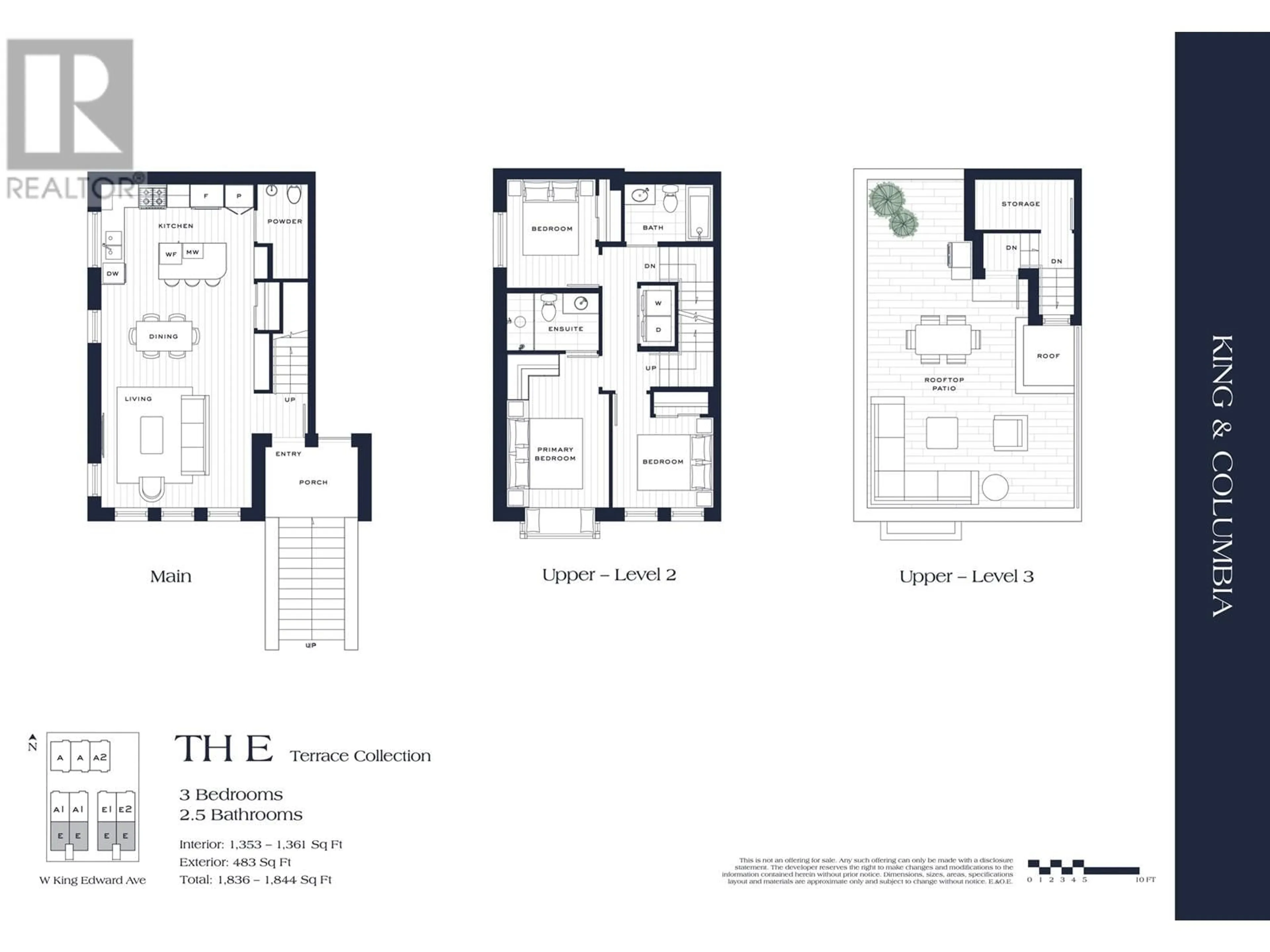 Floor plan for 101 157 W KING EDWARD AVENUE, Vancouver British Columbia V5Y2H8