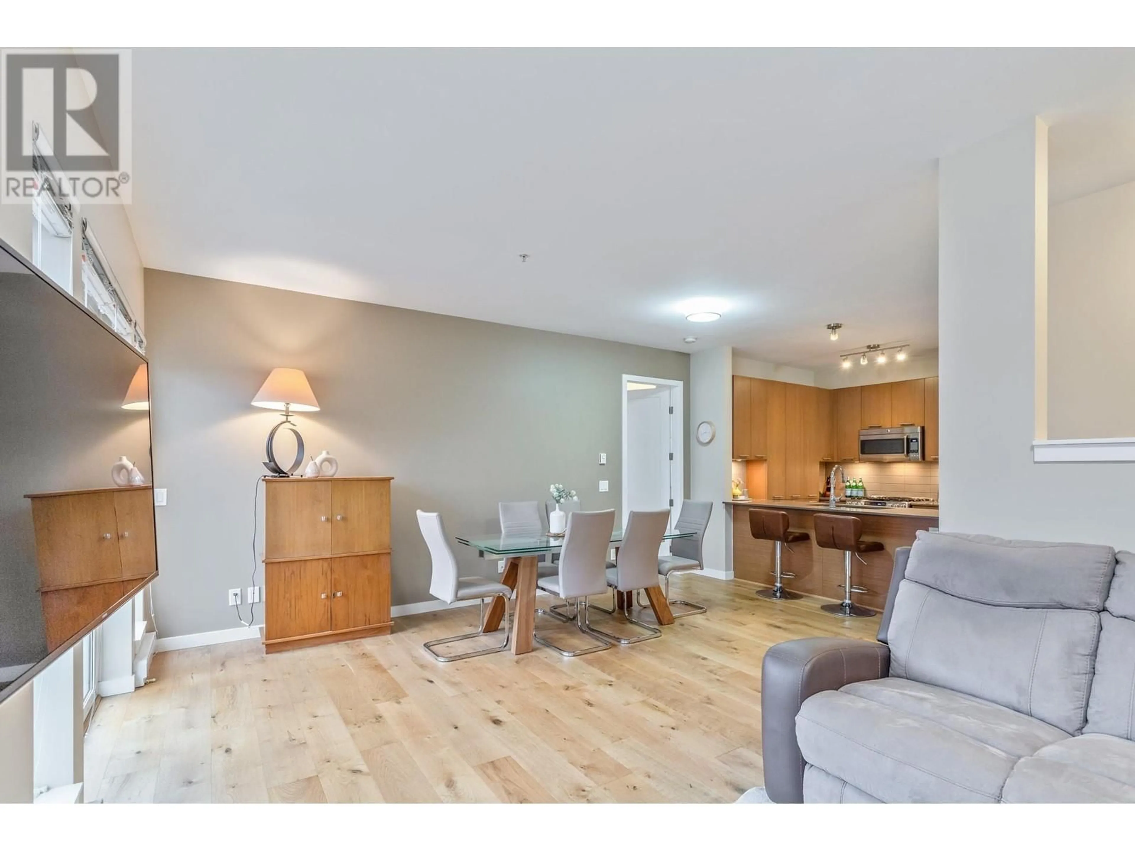 A pic of a room, wood floors for 107 215 BROOKES STREET, New Westminster British Columbia V3M0G5