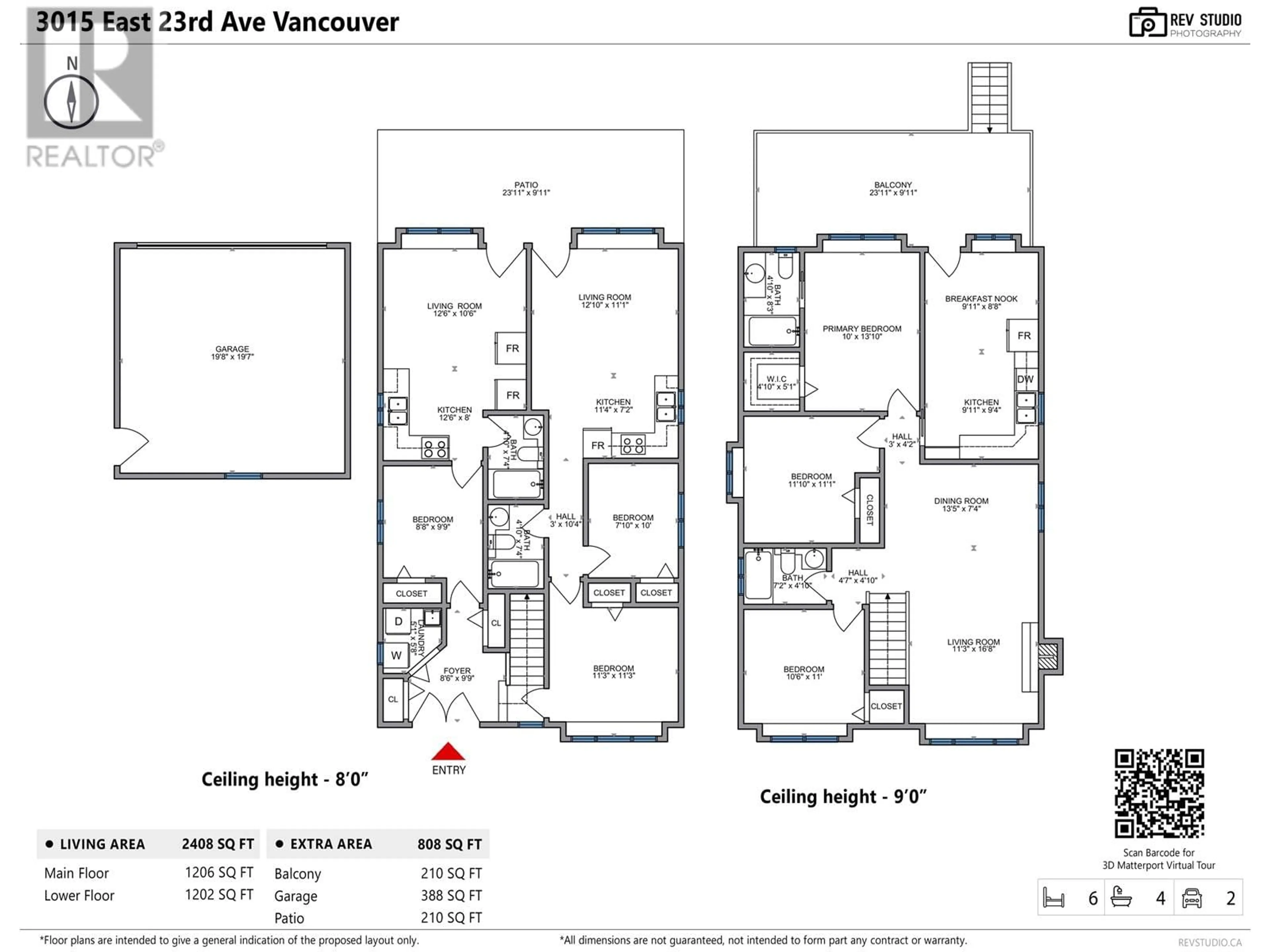 Floor plan for 3015 E 23RD AVENUE, Vancouver British Columbia V5R1B2