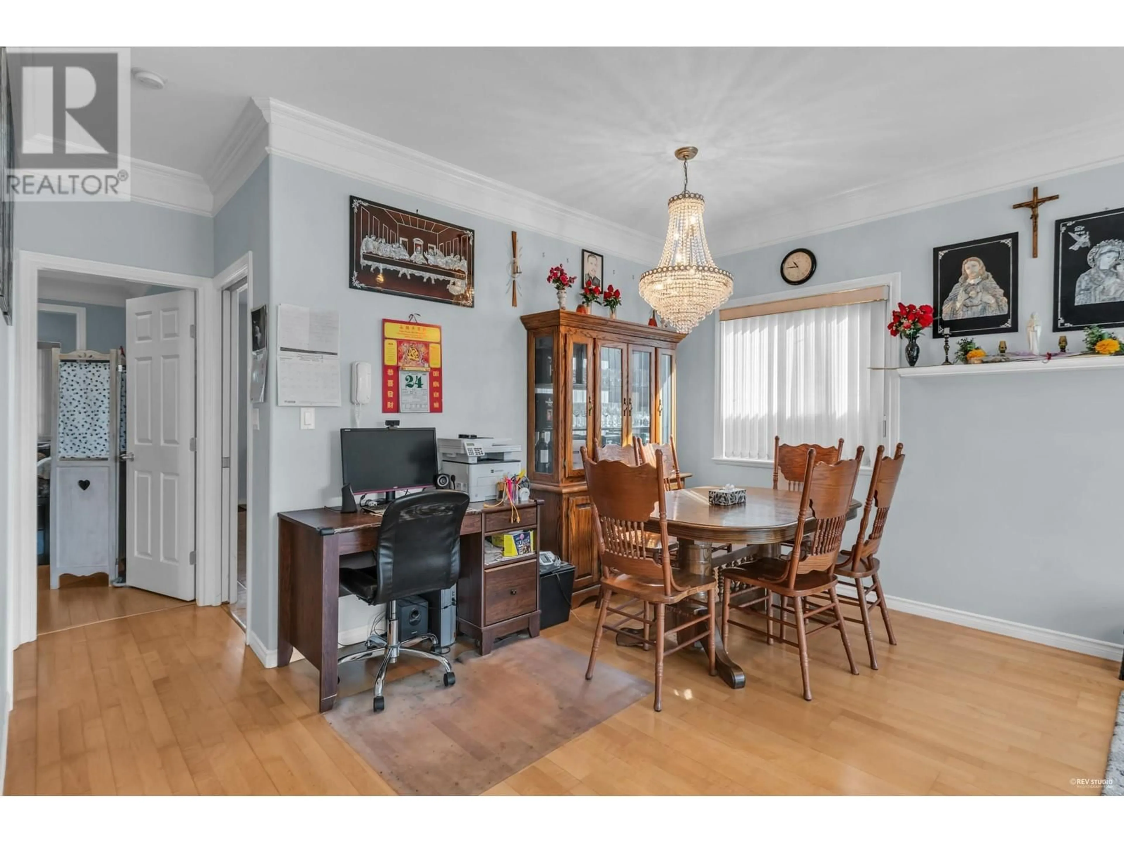 Dining room, wood floors, cottage for 3015 E 23RD AVENUE, Vancouver British Columbia V5R1B2