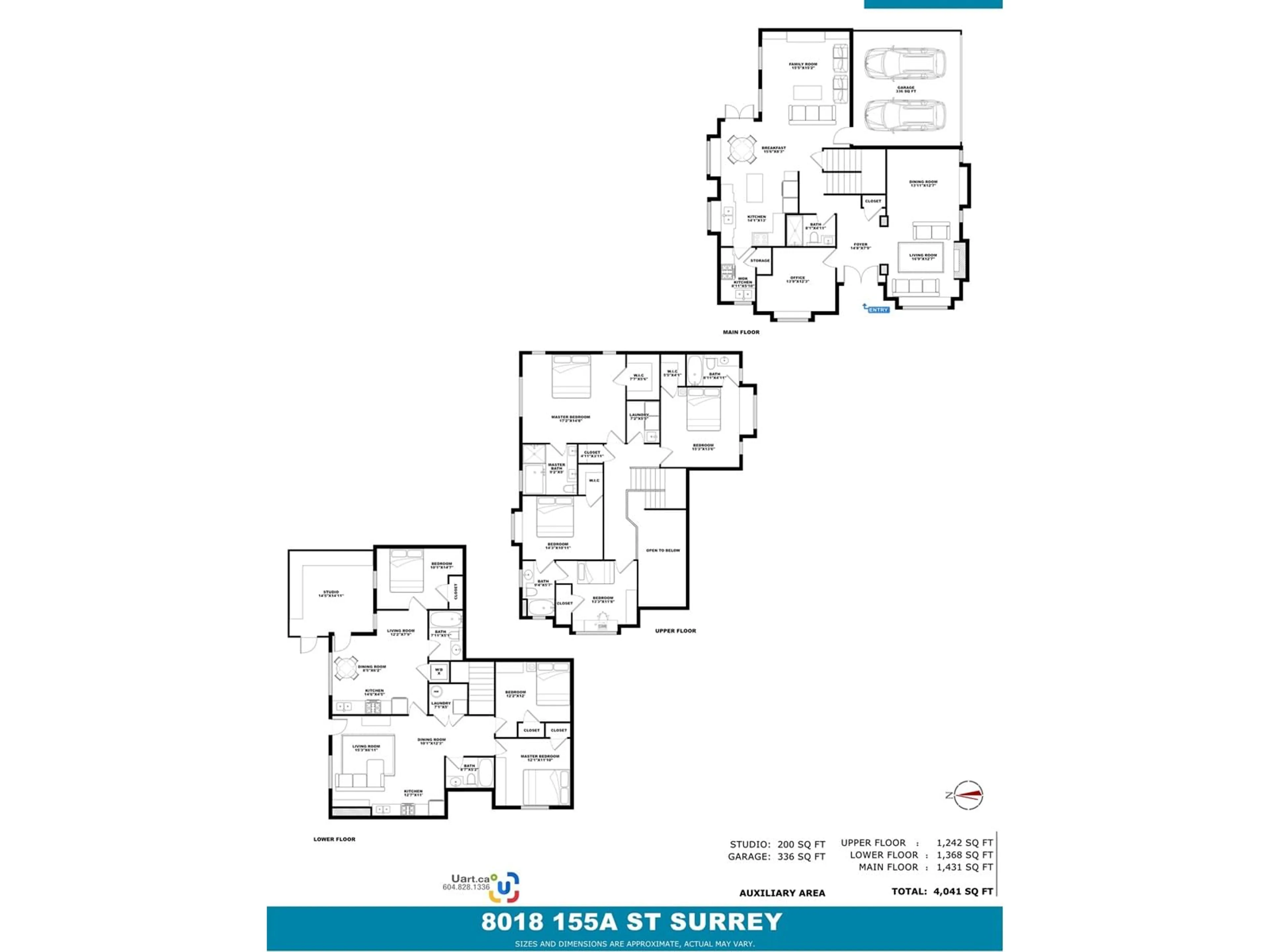 Floor plan for 8018 155A STREET, Surrey British Columbia V3S2J2