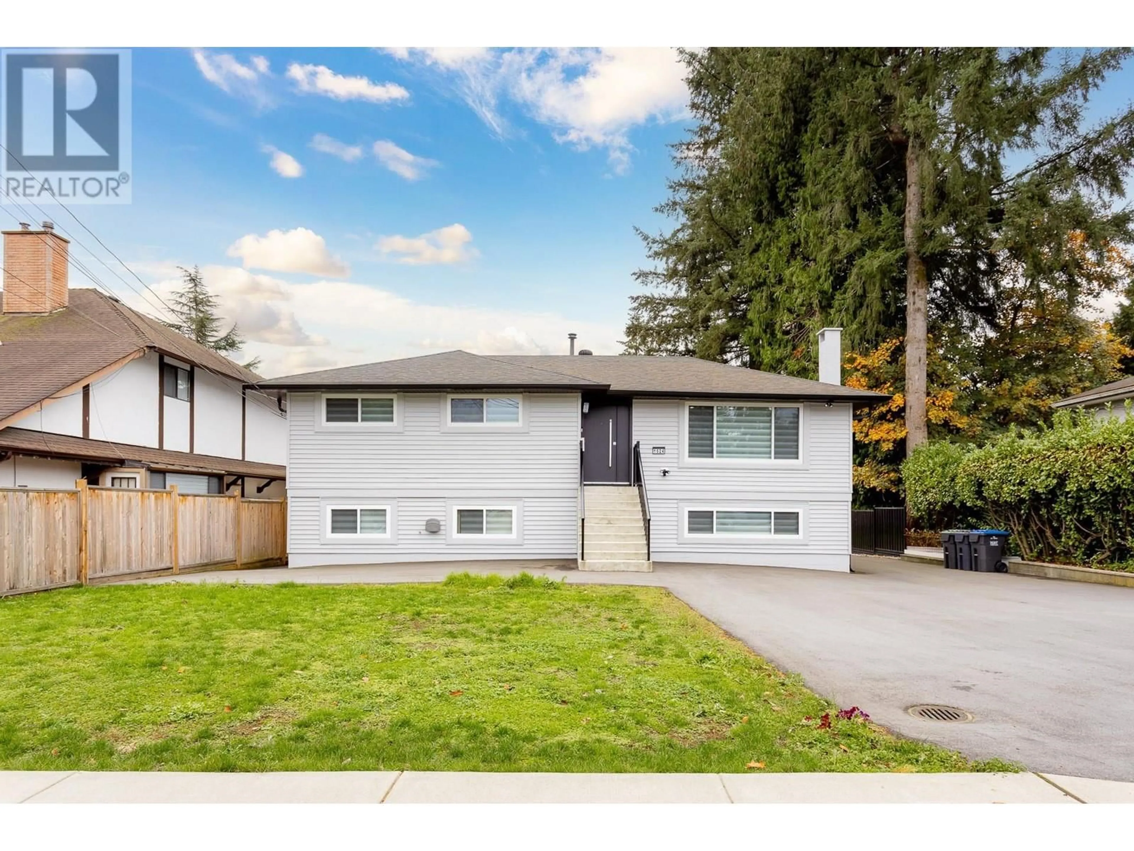 Frontside or backside of a home, the fenced backyard for 1624 COQUITLAM AVENUE, Port Coquitlam British Columbia V3B1H7