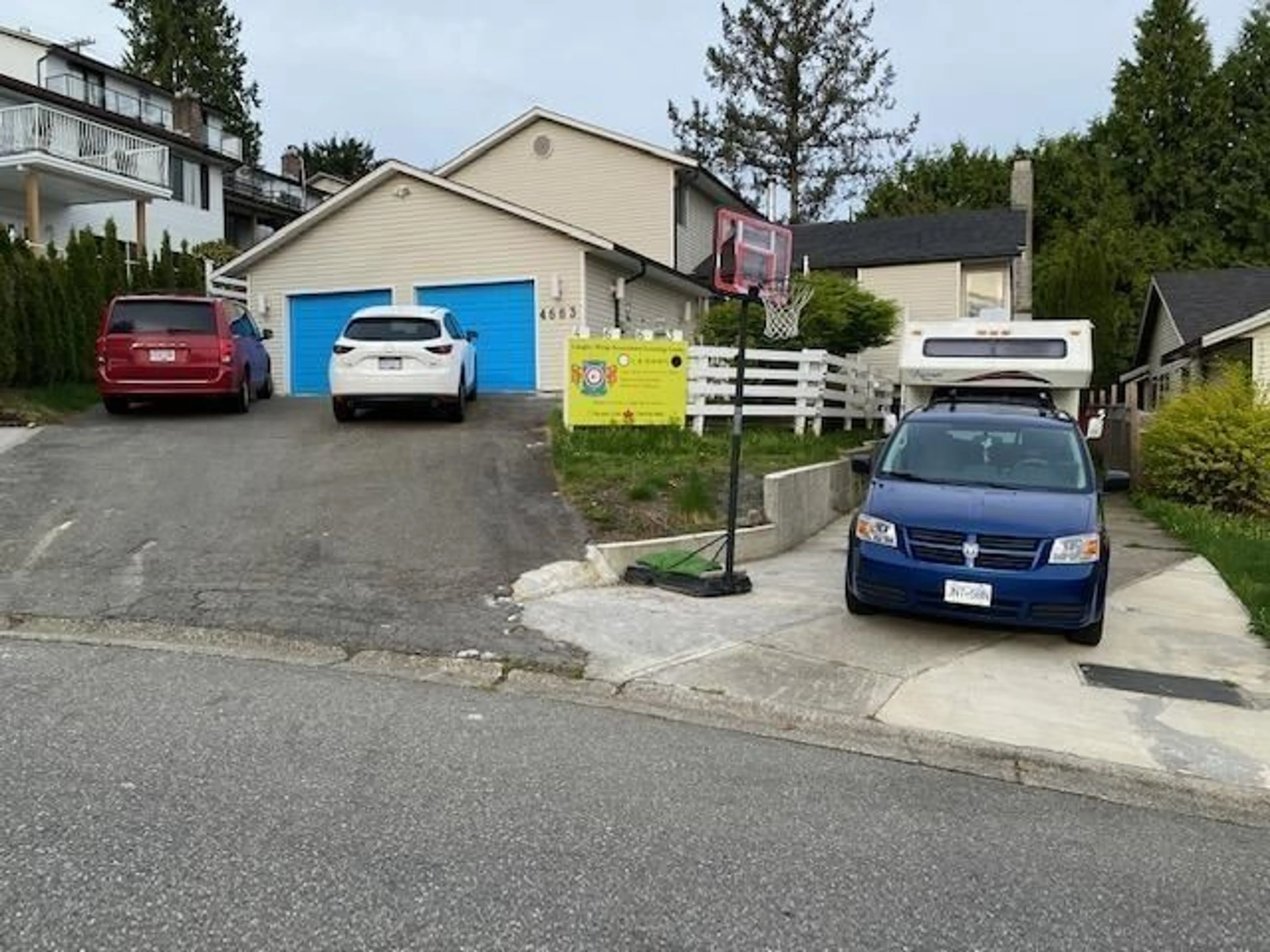 Frontside or backside of a home, the street view for 4663 207B STREET, Langley British Columbia V3A7P1