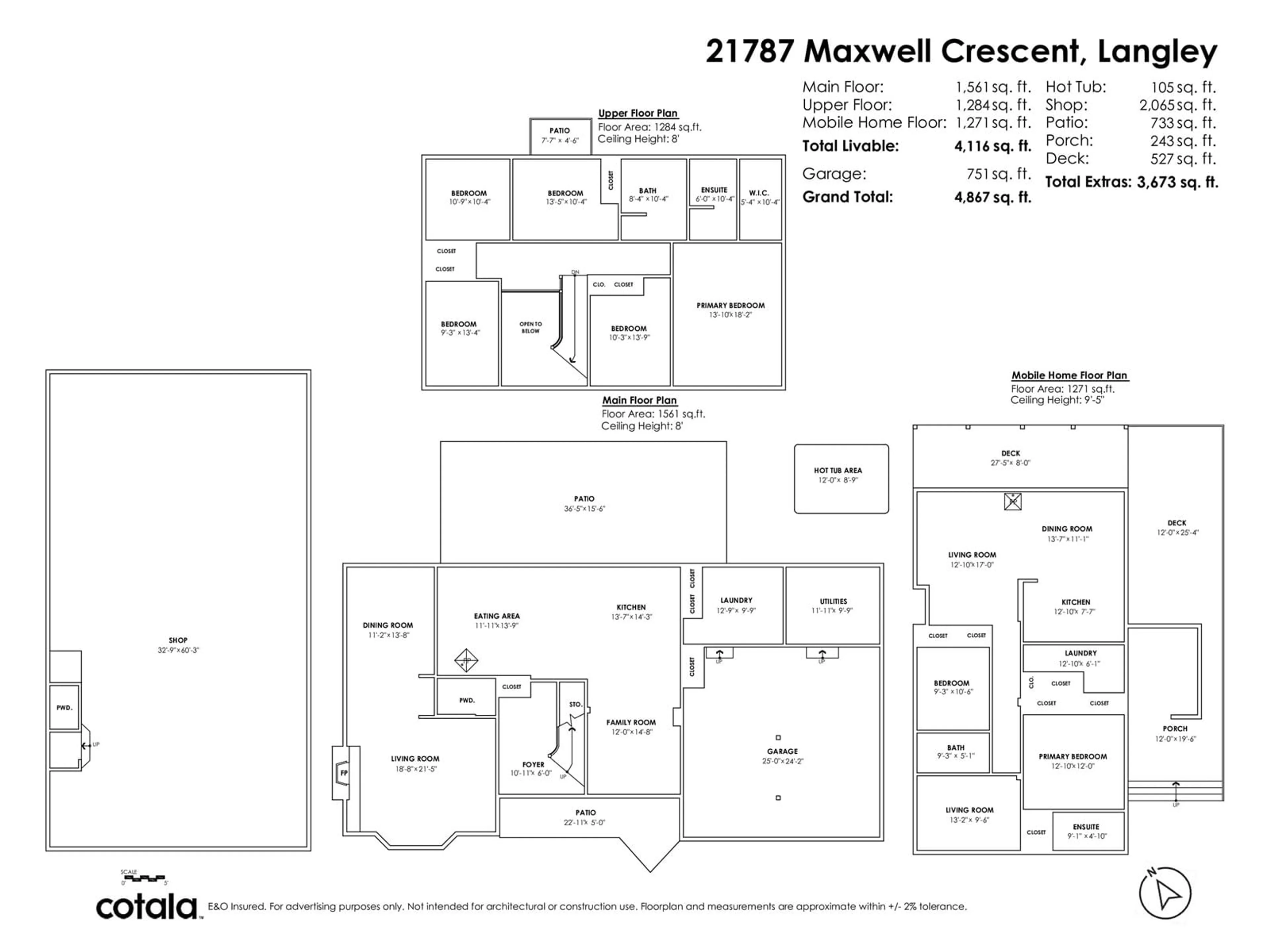 Floor plan for 21787 MAXWELL CRESCENT, Langley British Columbia V2Y0W9