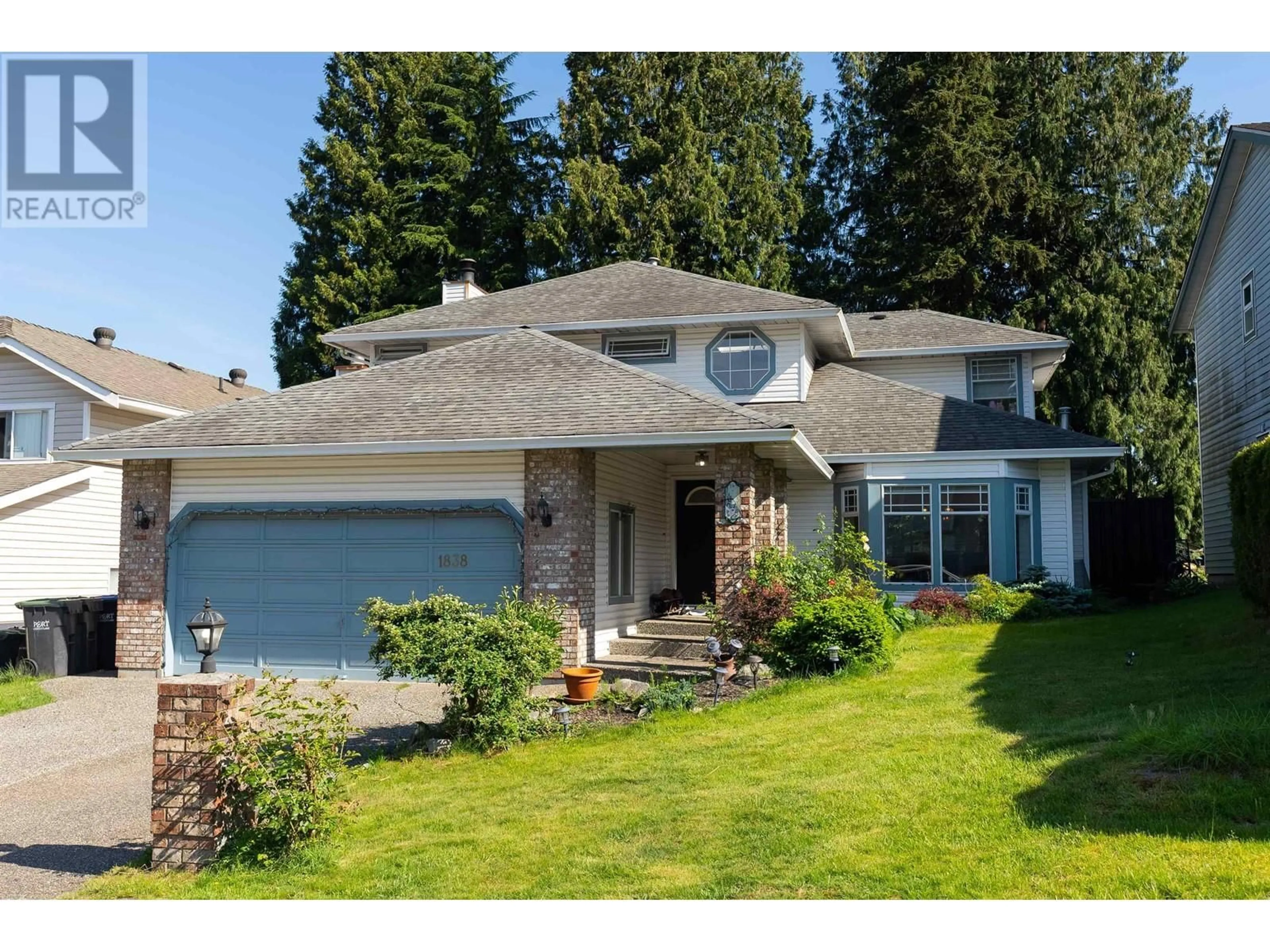 Frontside or backside of a home, the street view for 1838 EUREKA AVENUE, Port Coquitlam British Columbia V3C5C1