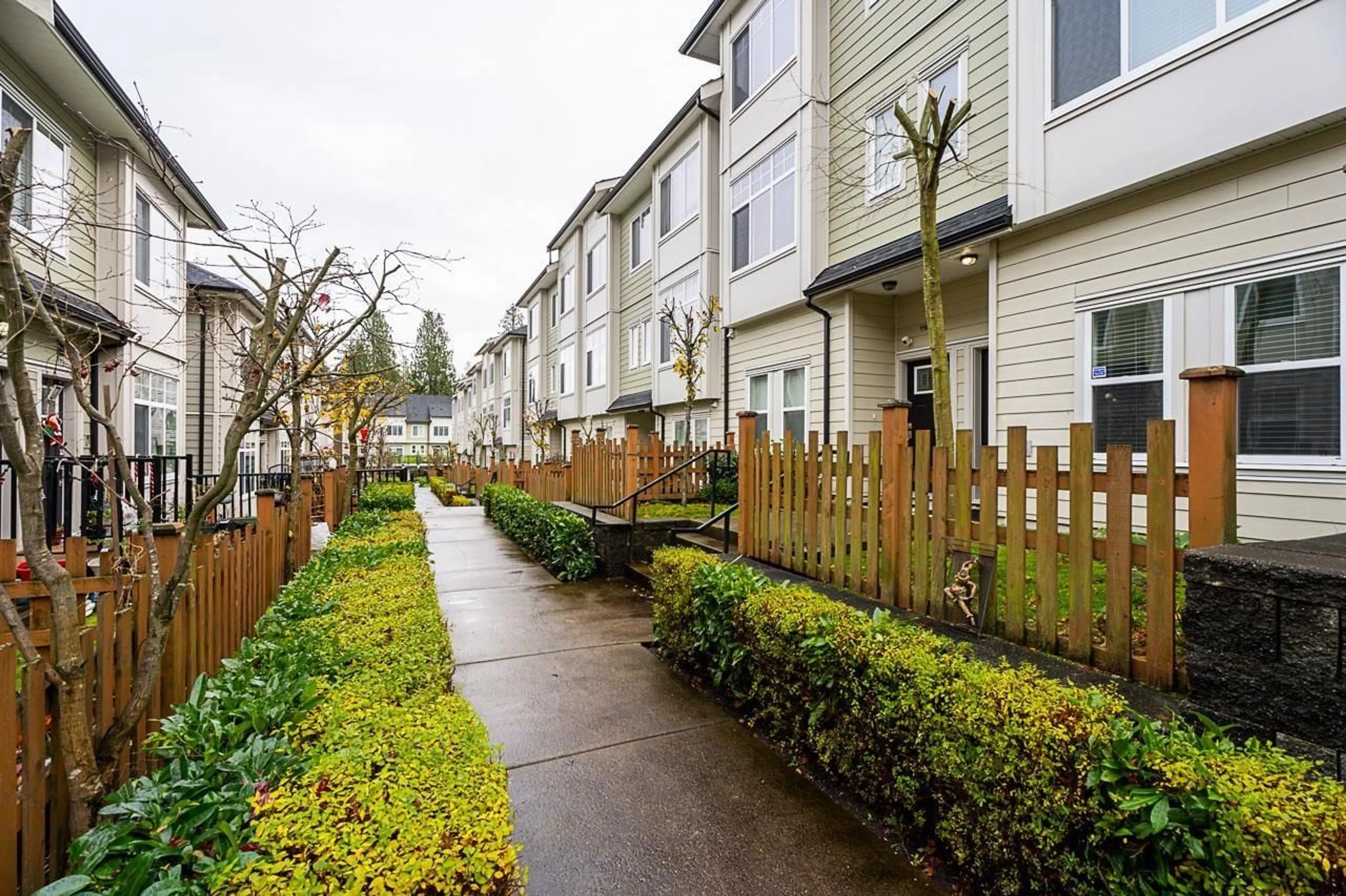 Patio, the fenced backyard for 117 13670 62 AVENUE, Surrey British Columbia V3X0H8