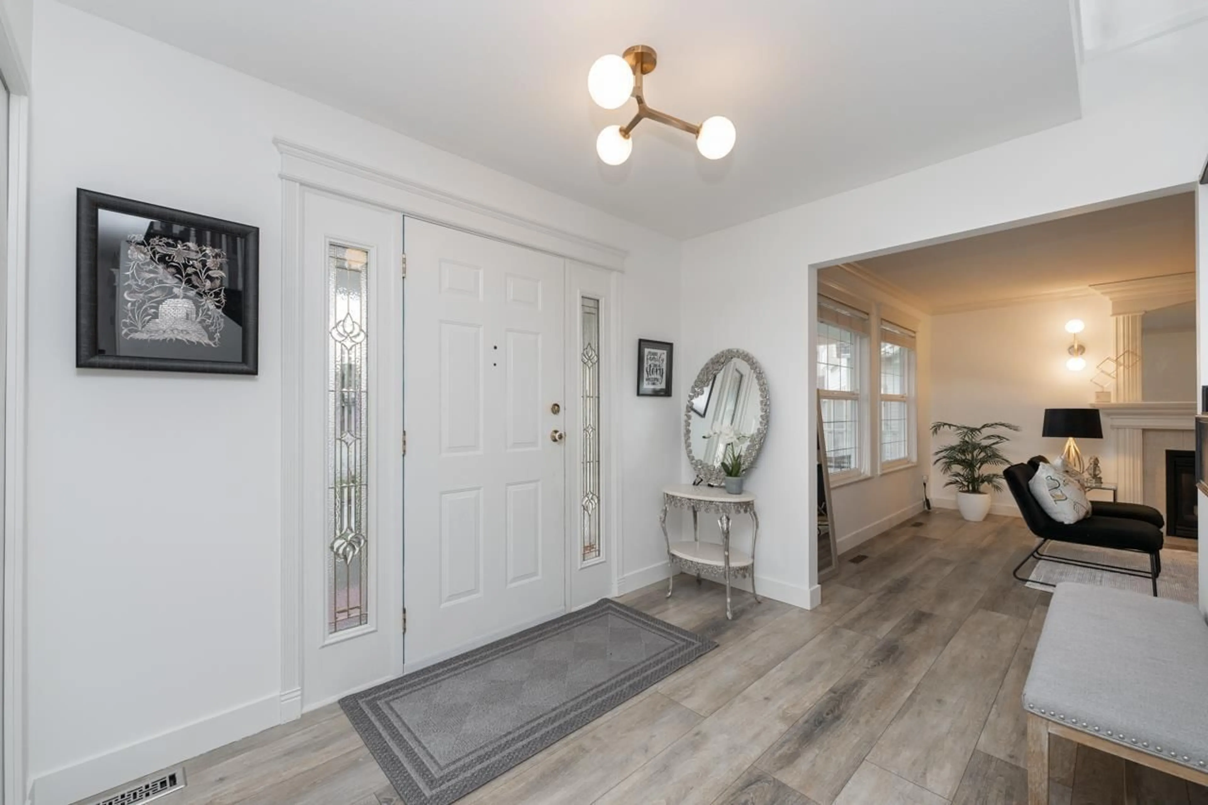 Indoor entryway, wood floors for 4442 209B STREET, Langley British Columbia V3A8Y8