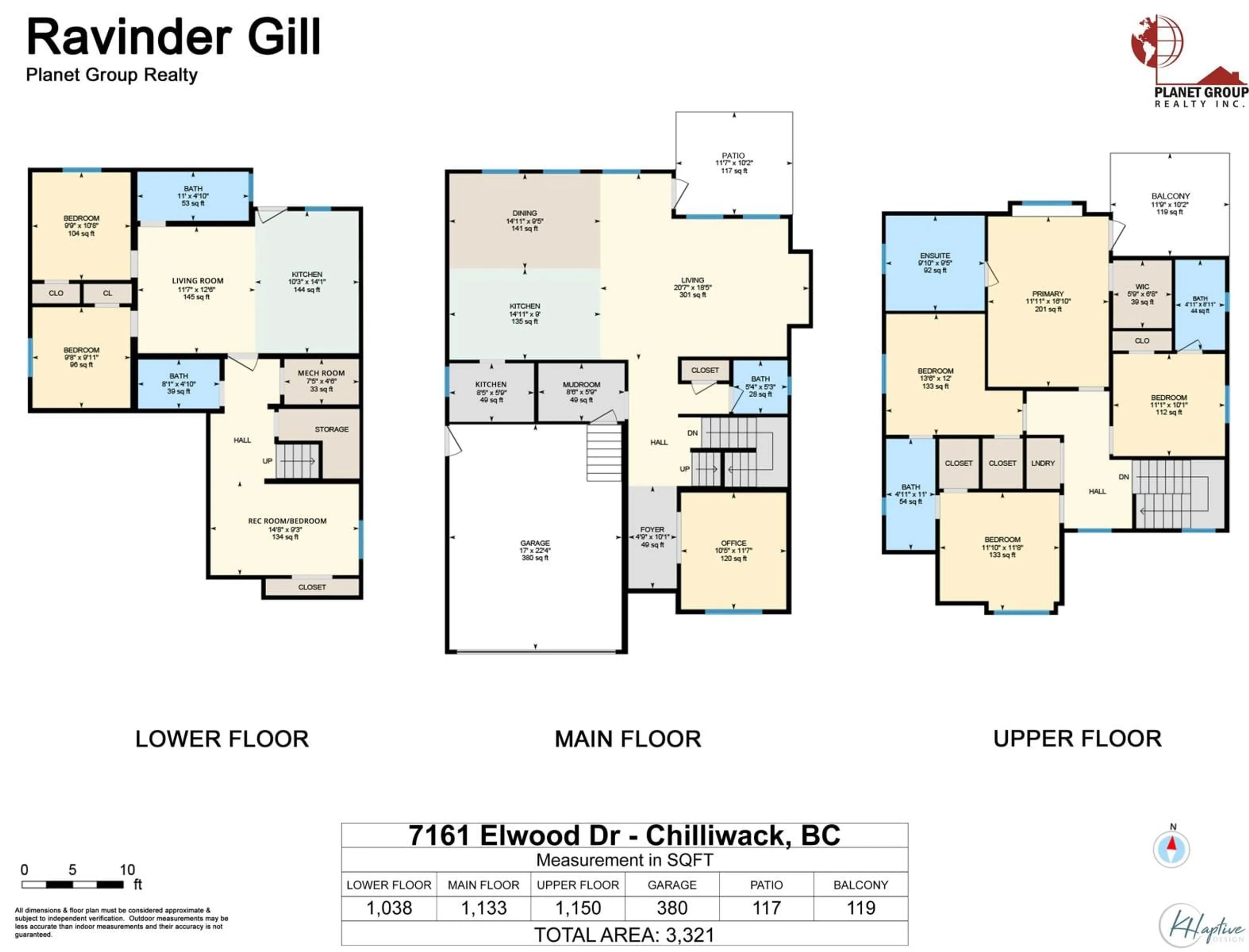 Floor plan for 7161 ELWOOD DRIVE, Chilliwack British Columbia V2R1G8