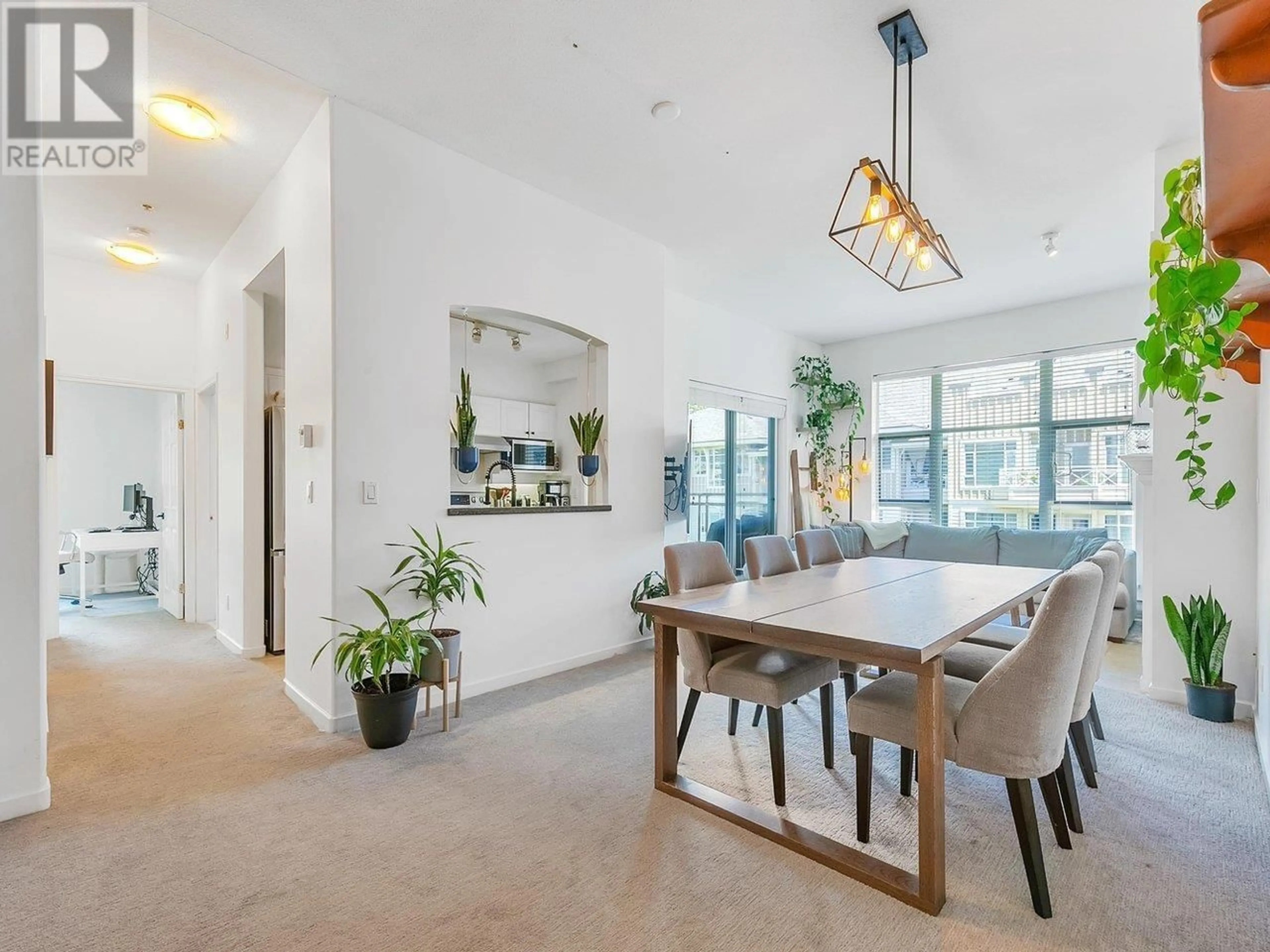 Dining room, wood floors for 516 3608 DEERCREST DRIVE, North Vancouver British Columbia V7G2S8