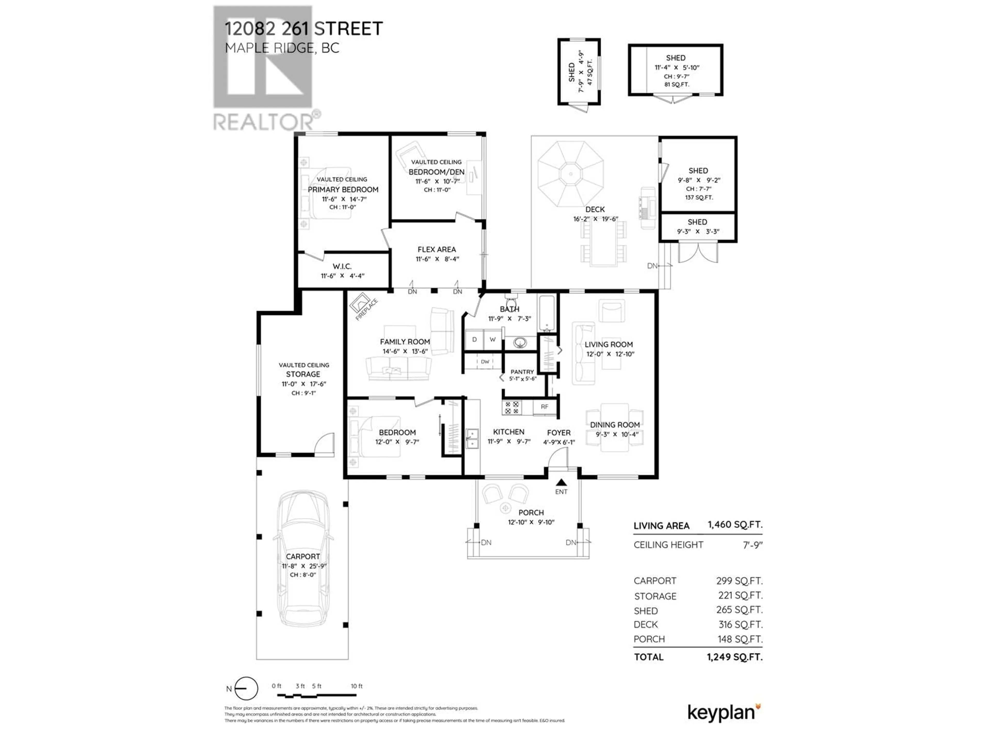 Floor plan for 12082 261 STREET, Maple Ridge British Columbia V2W2A6