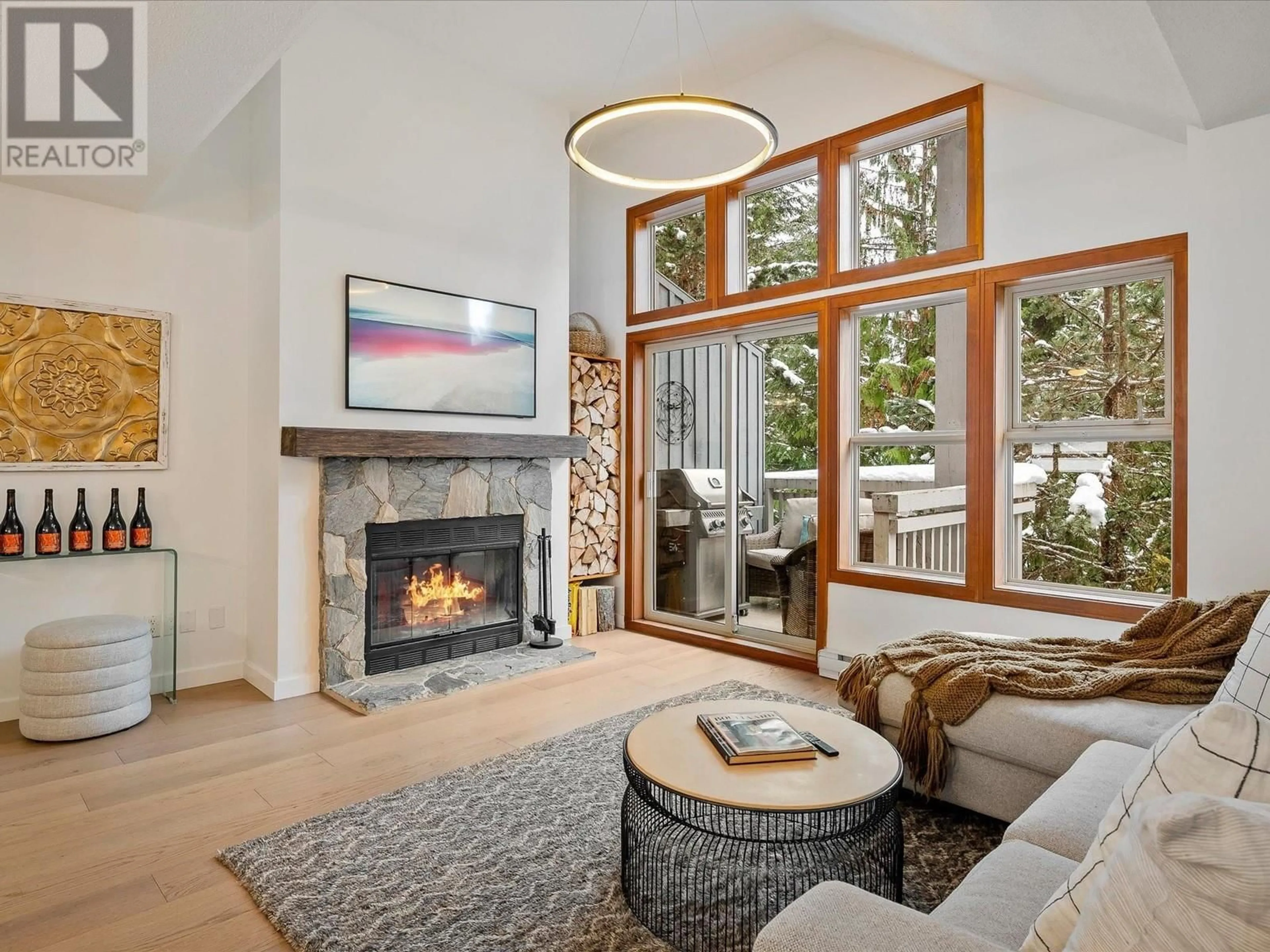 Living room, wood floors for 11 4661 BLACKCOMB WAY, Whistler British Columbia V8E0Z1