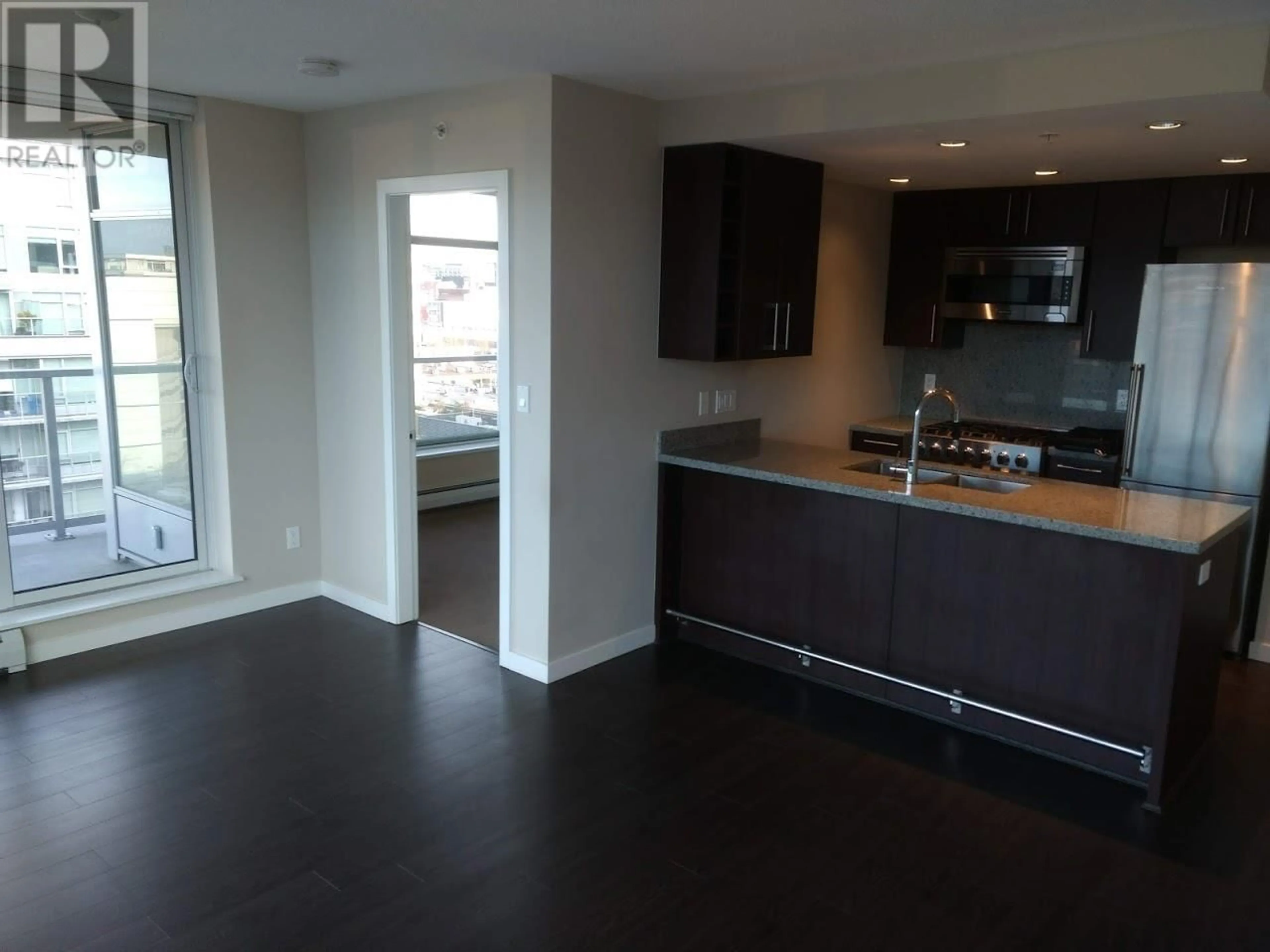 Open concept kitchen for 1204 168 W 1ST AVENUE, Vancouver British Columbia V5Y0H6