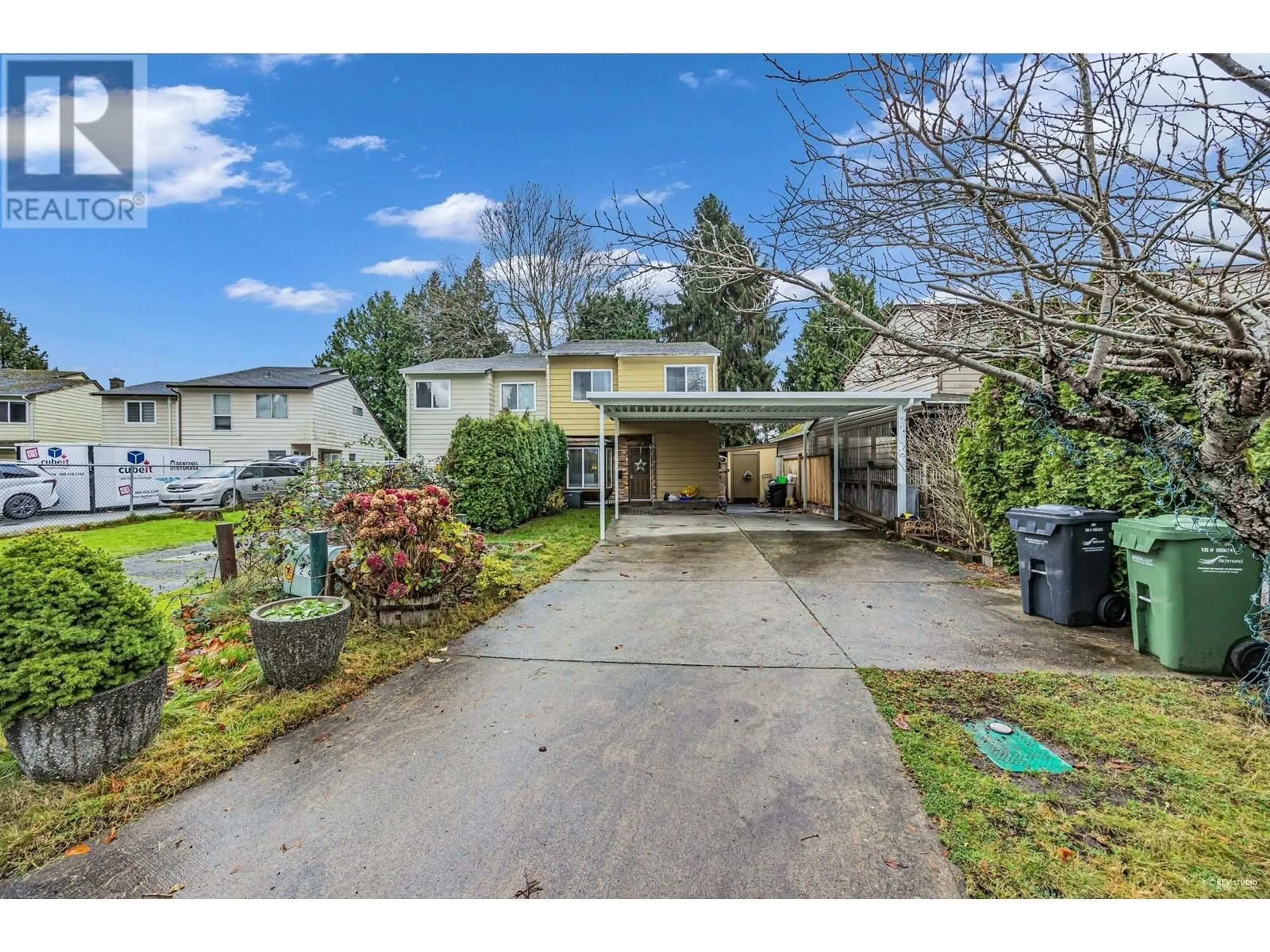 Frontside or backside of a home, the fenced backyard for 4180 TYSON PLACE, Richmond British Columbia V7C4T5