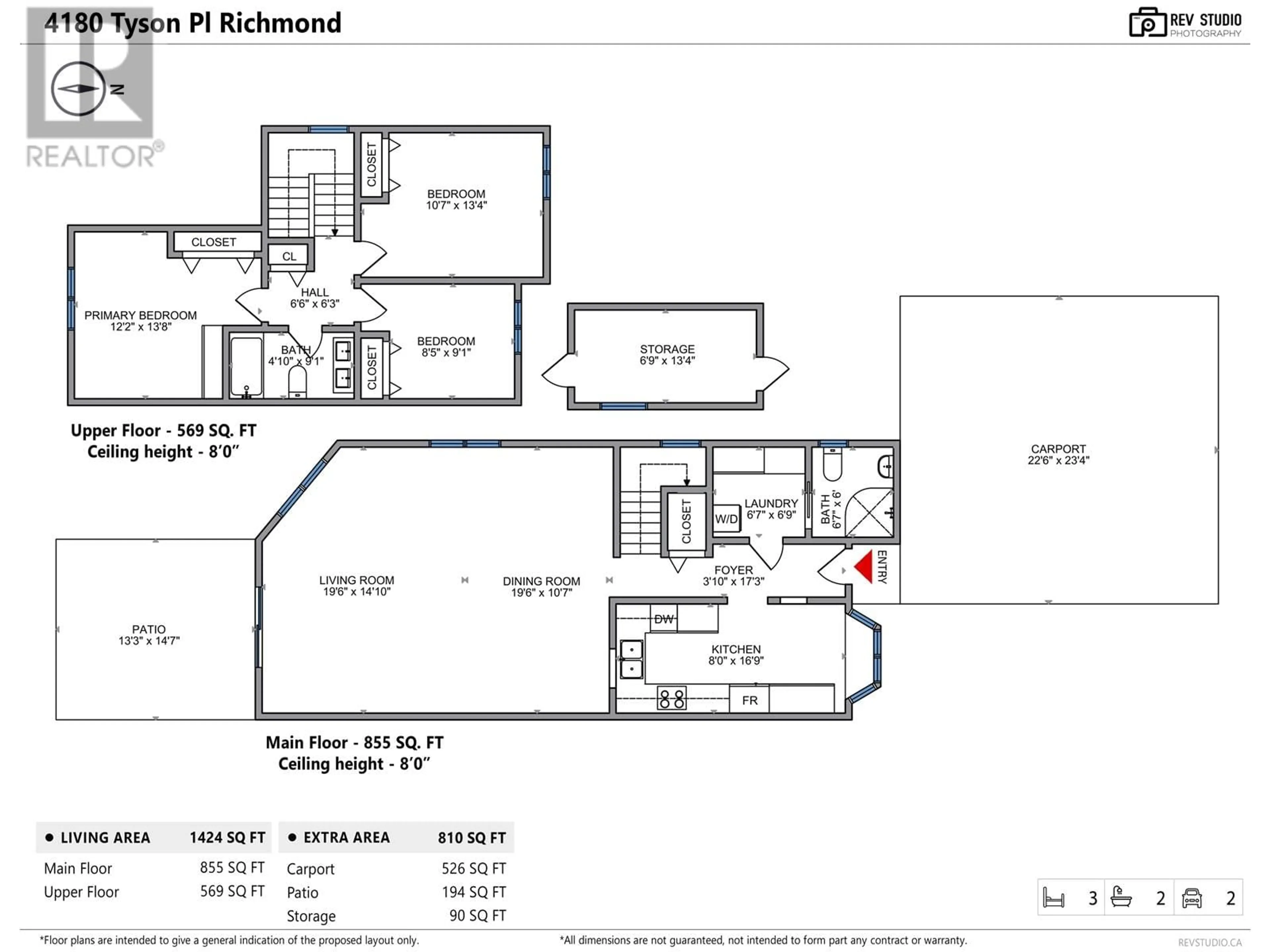 Floor plan for 4180 TYSON PLACE, Richmond British Columbia V7C4T5