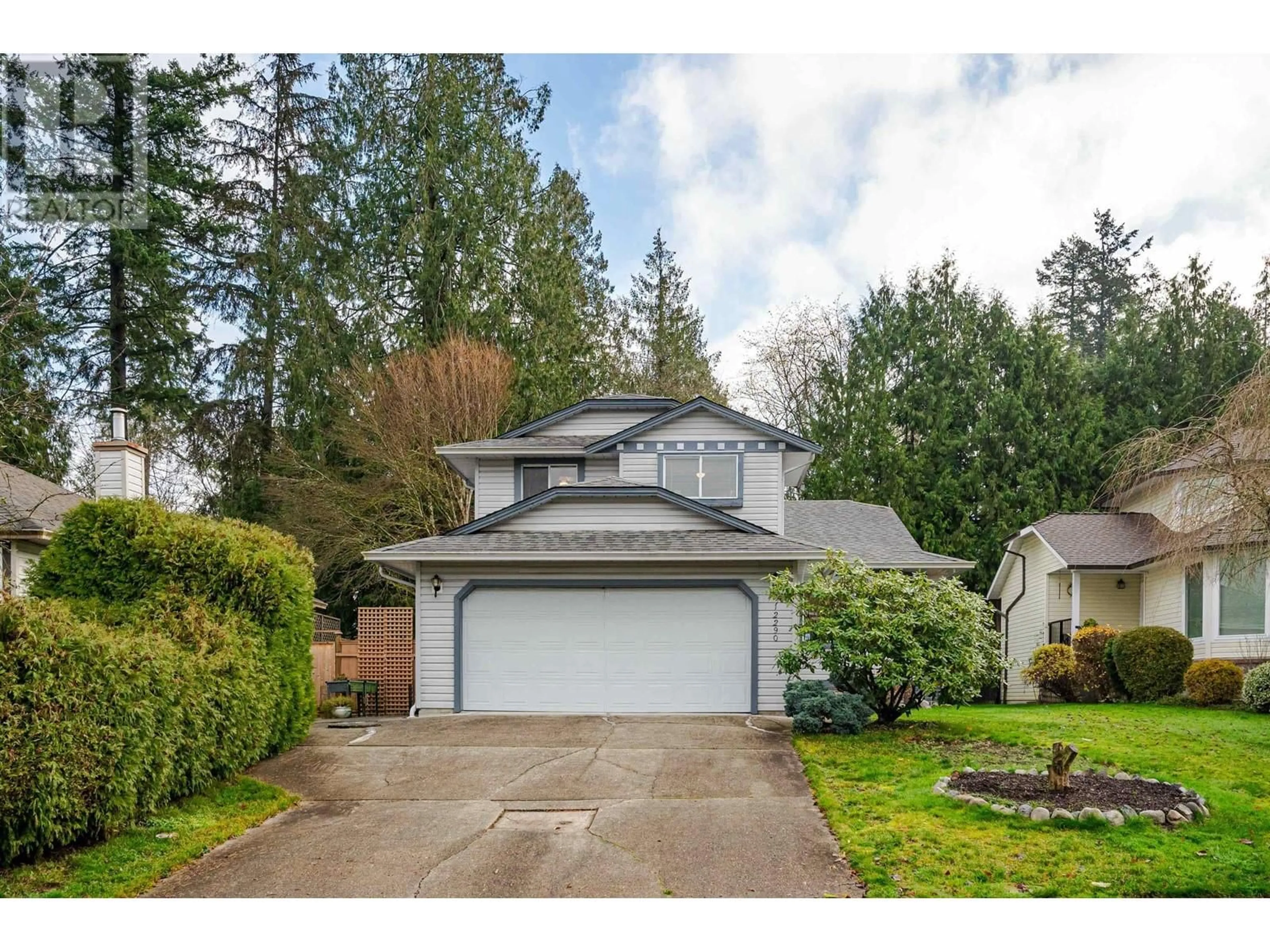 Frontside or backside of a home, the fenced backyard for 12290 234 STREET, Maple Ridge British Columbia V2X0P7