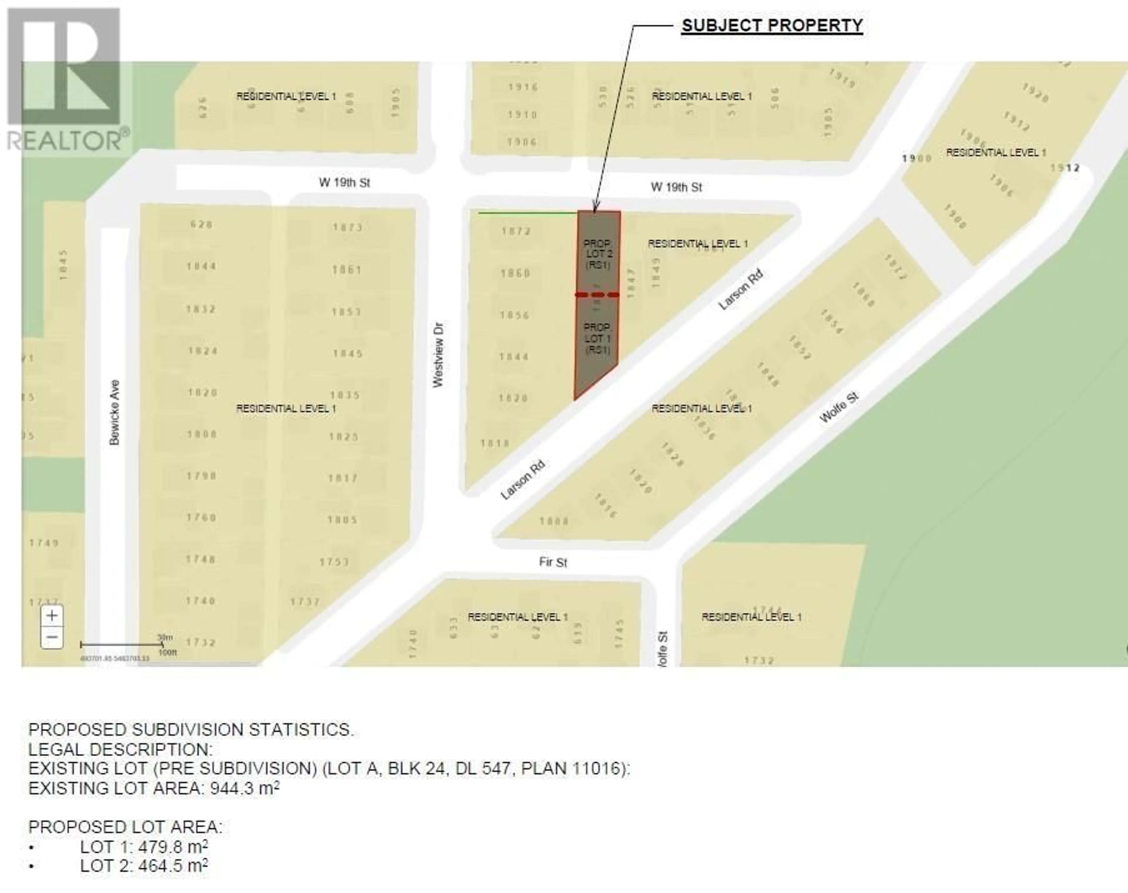 Picture of a map for 1837 LARSON ROAD, North Vancouver British Columbia V7M2Z7